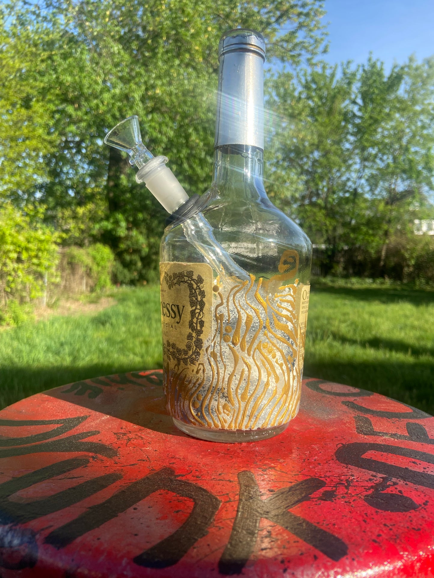 Hennessy 750Ml Water Pipe
