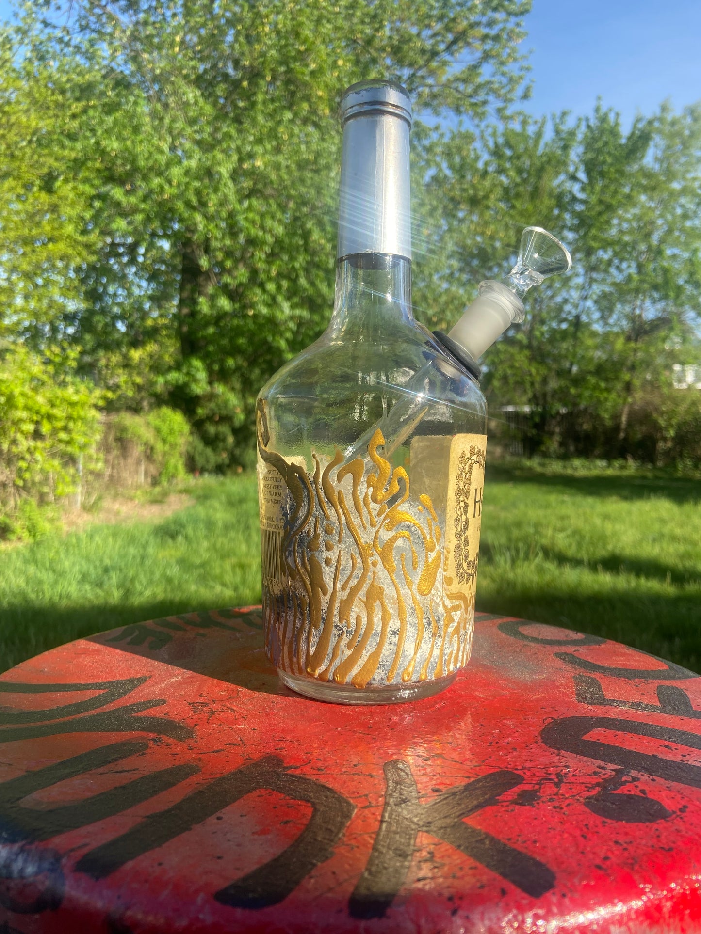 Hennessy 750Ml Water Pipe