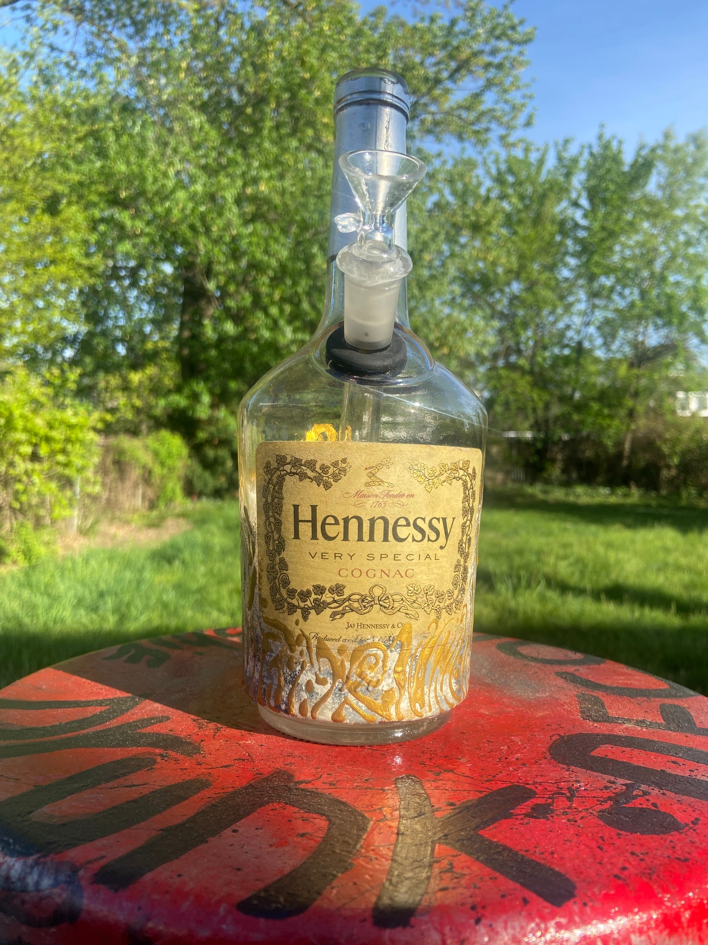 Hennessy 750Ml Water Pipe