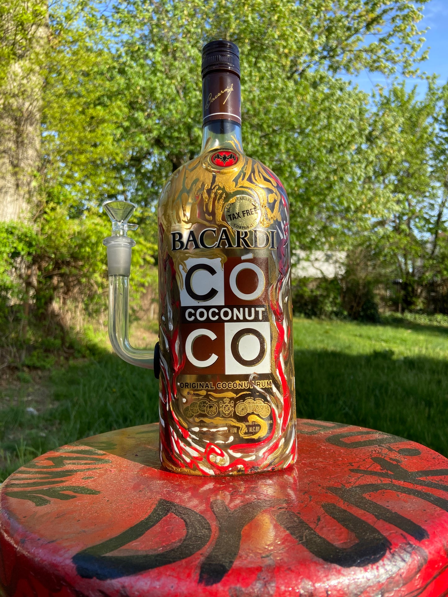 Coconut Bacardi Water Pipe