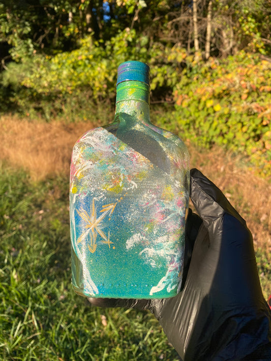 (The chromalune Tree) 375ml E&J Adaptive Art Bottle