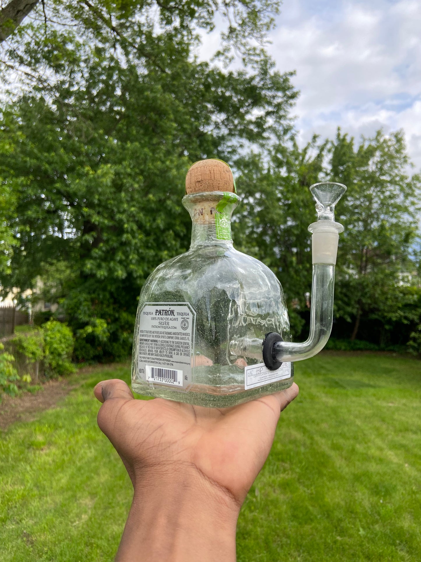 Patron 750ml Glass Canvas