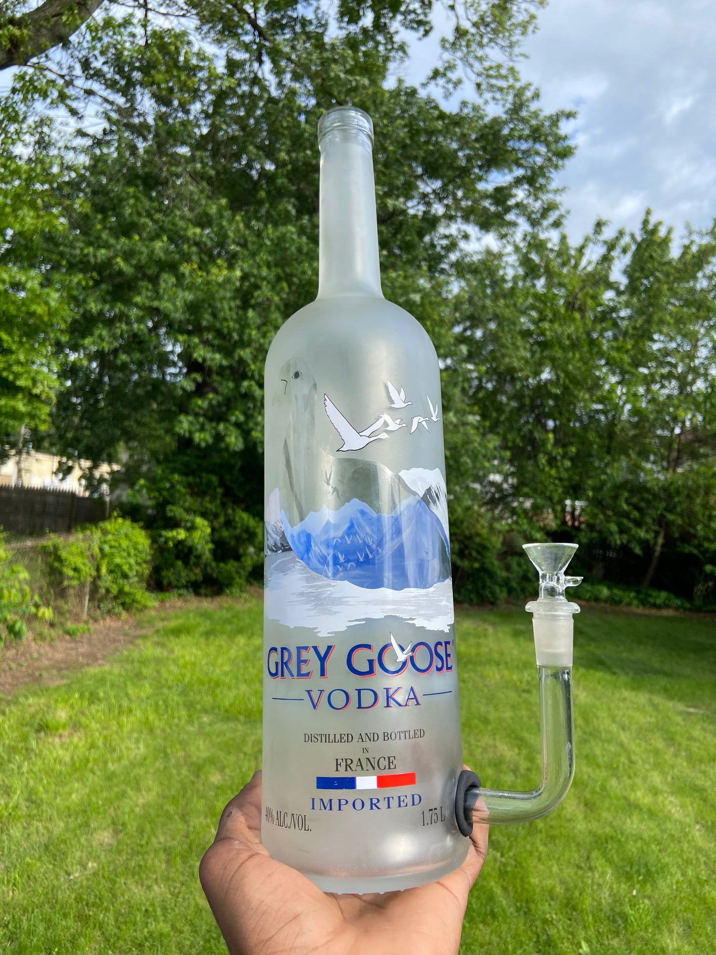 Grey Goose 1.75L Glass Canvas