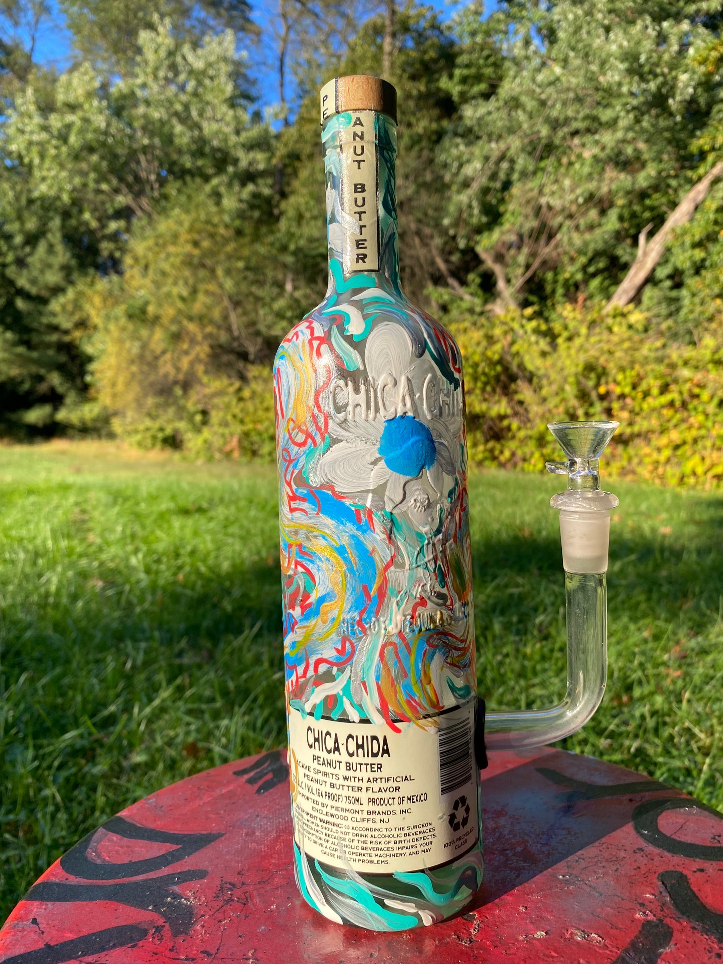 (Tequila Garden) Chica Chida 750 mL Adaptive Art Piece