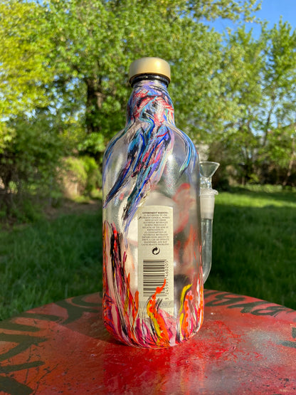 Pure white Hennessy water pipe