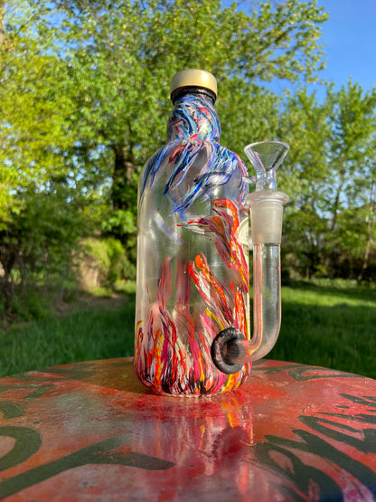 Pure white Hennessy water pipe