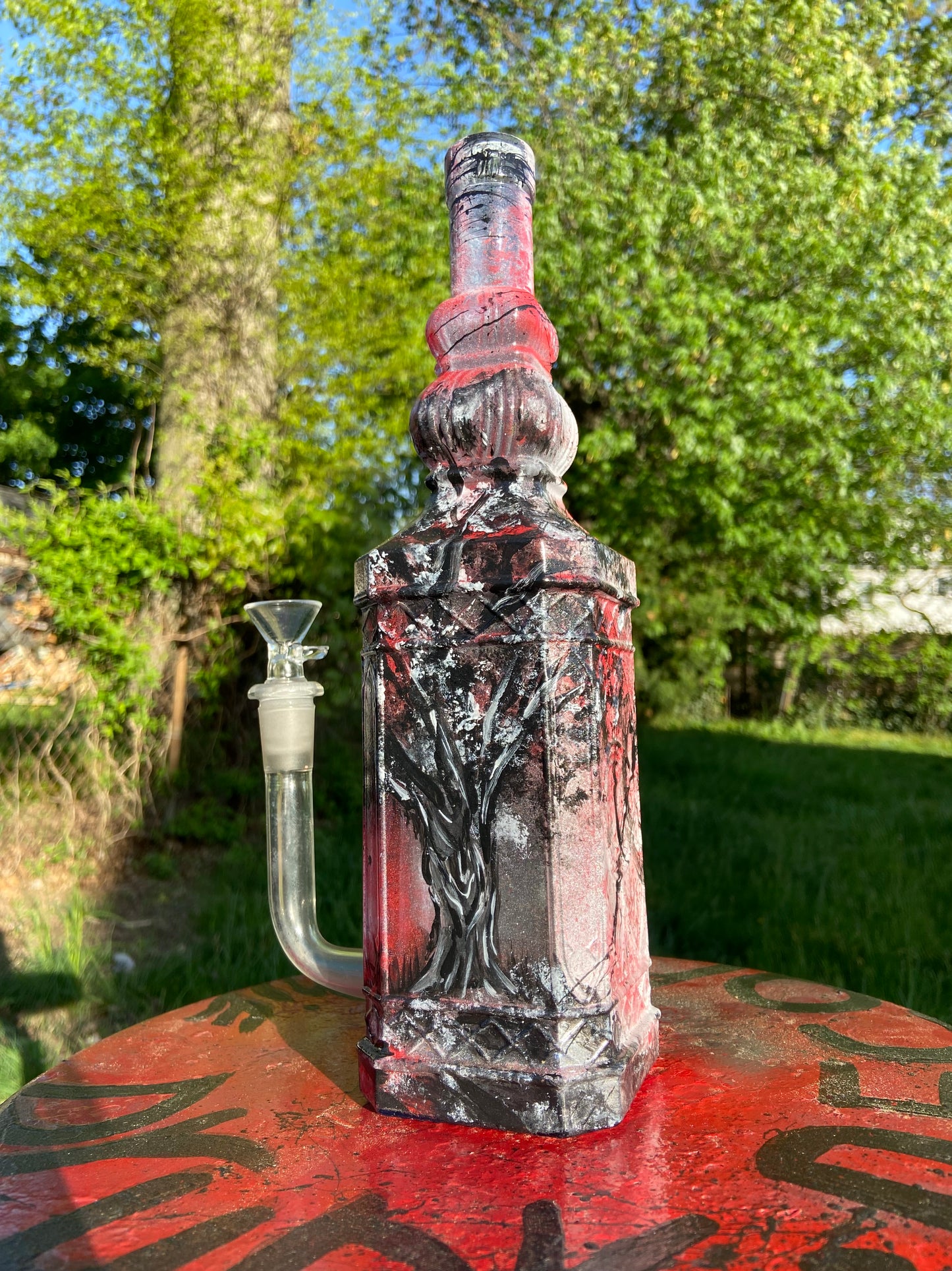 (Crimson Grove) 750ml Adaptive Art piece