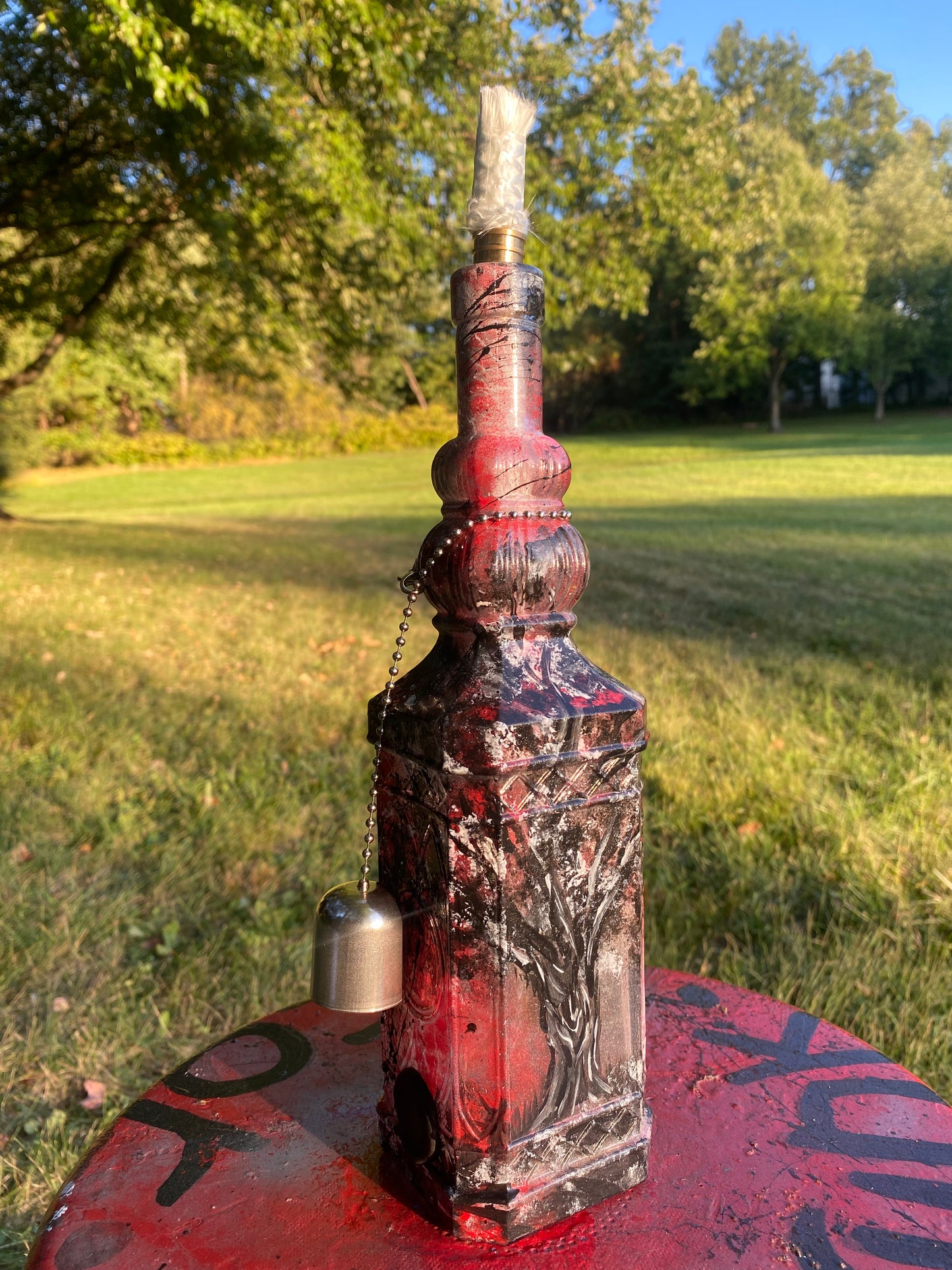 (Crimson Grove) 750ml Adaptive Art piece