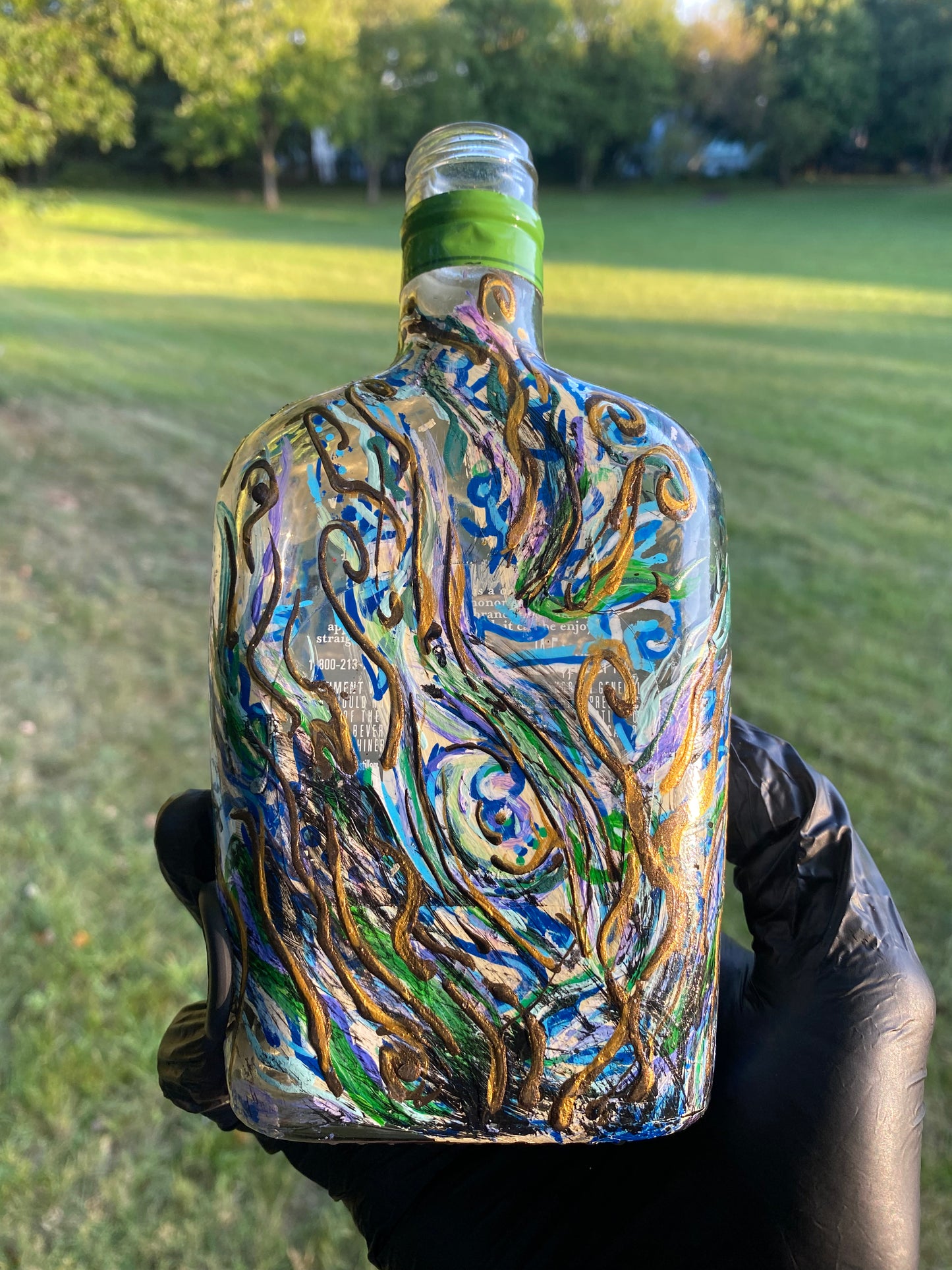 (Neptune's Gift) 375ml E&J Functional Art Bottle