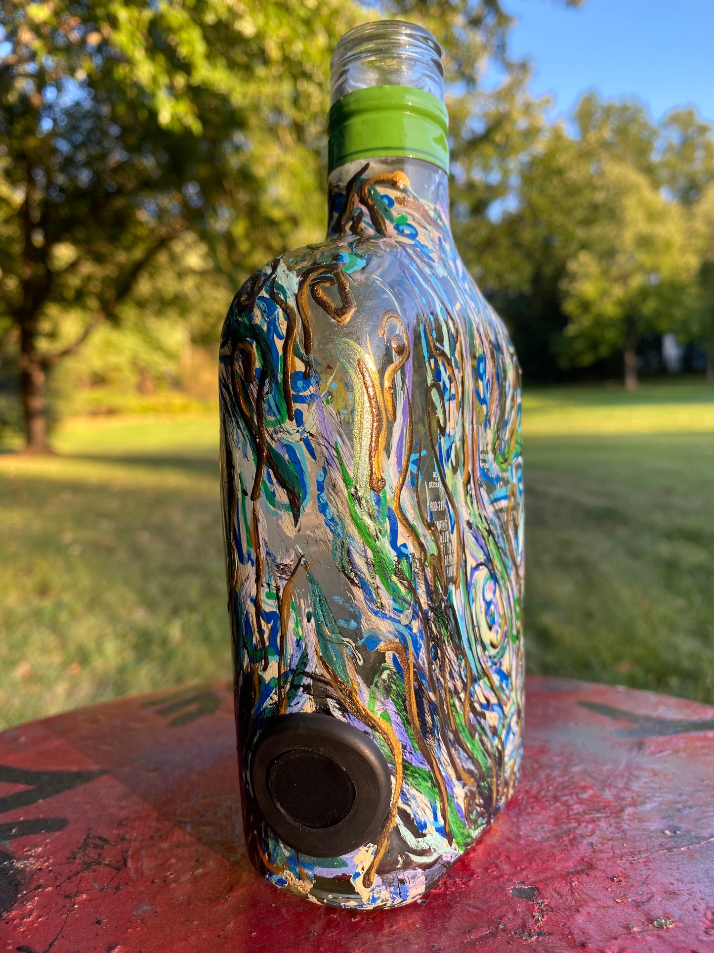 (Neptune's Gift) 375ml E&J Functional Art Bottle