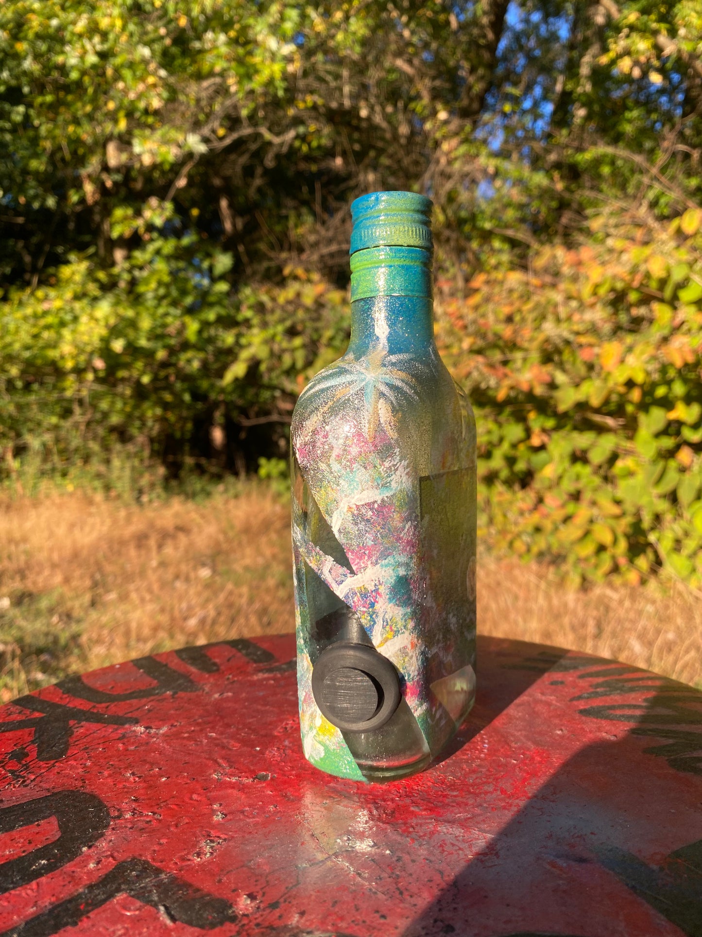 (The chromalune Tree) 375ml E&J Adaptive Art Bottle