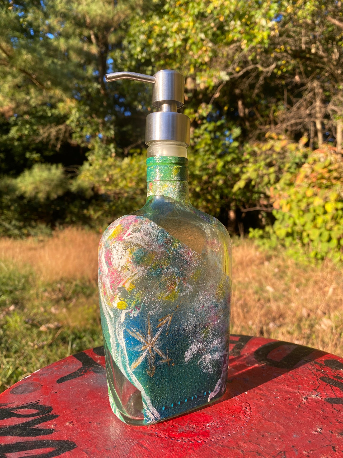 (The chromalune Tree) 375ml E&J Adaptive Art Bottle