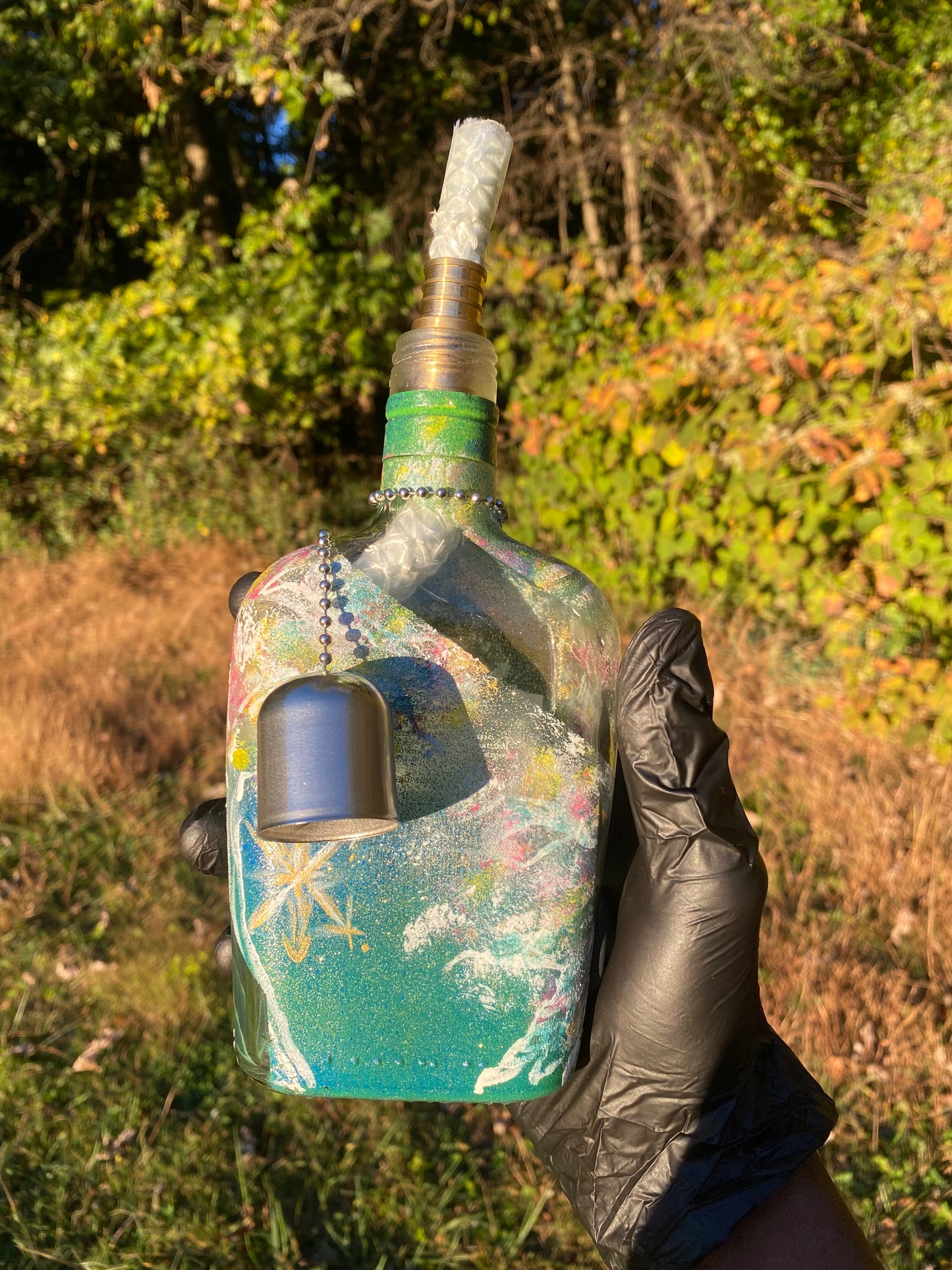 (The chromalune Tree) 375ml E&J Adaptive Art Bottle