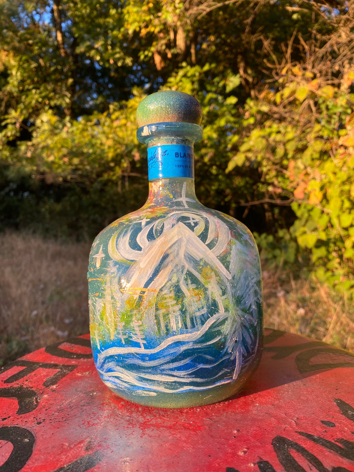 (When the Tree Dreamed of Fire) Don Julio 1L Adaptive Art Piece