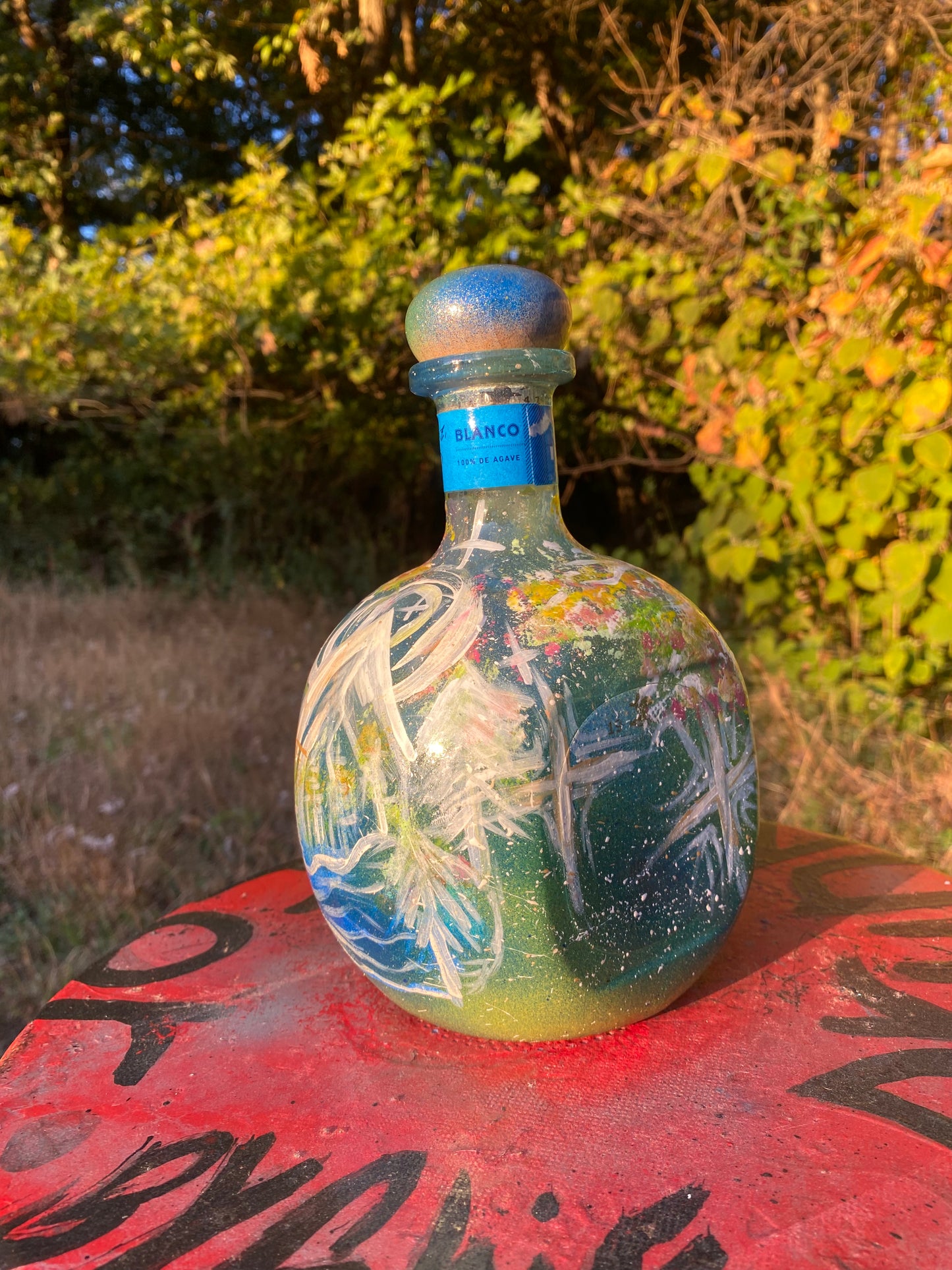 (When the Tree Dreamed of Fire) Don Julio 1L Adaptive Art Piece