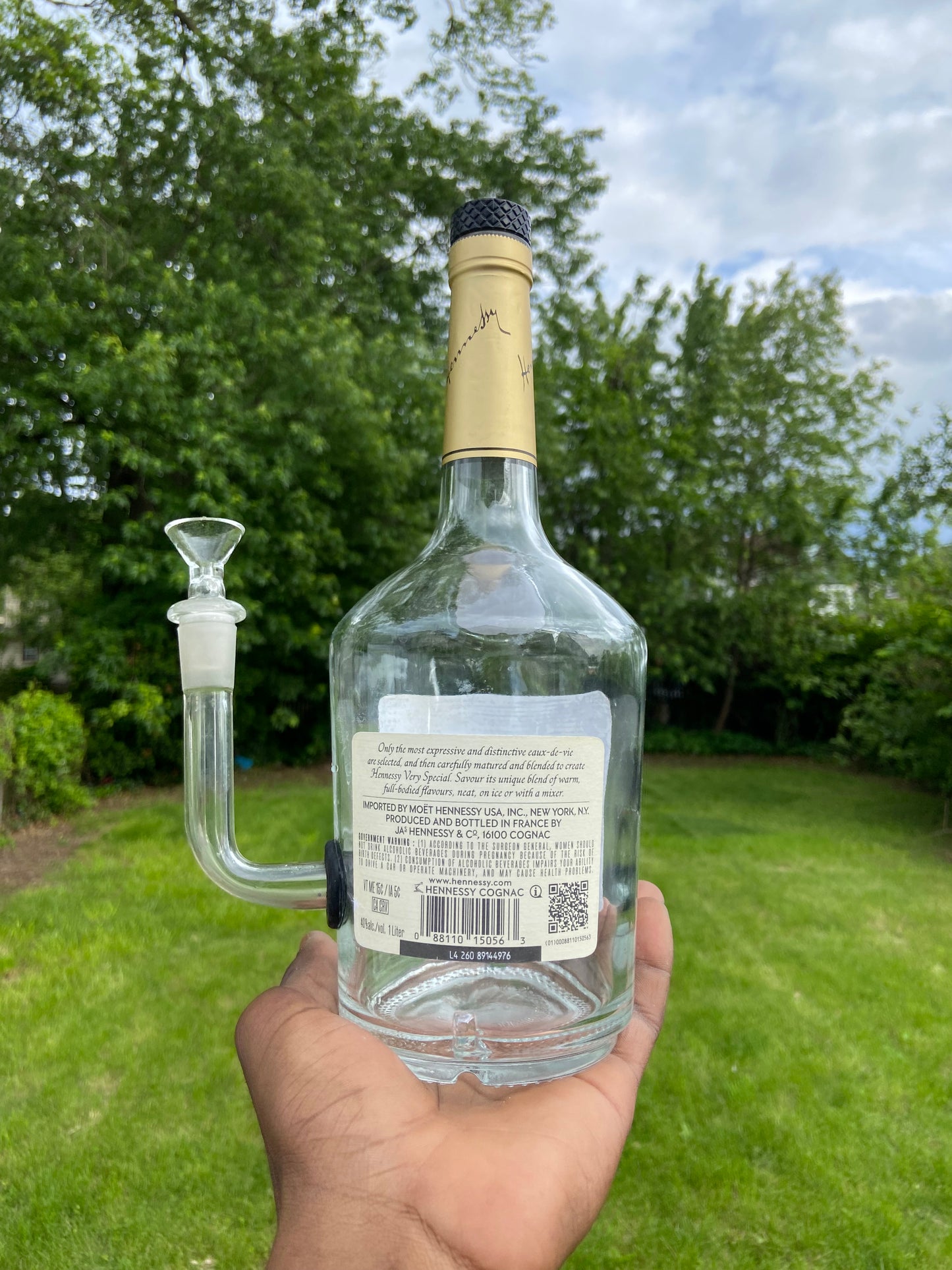 1L Hennessey Glass Canvas