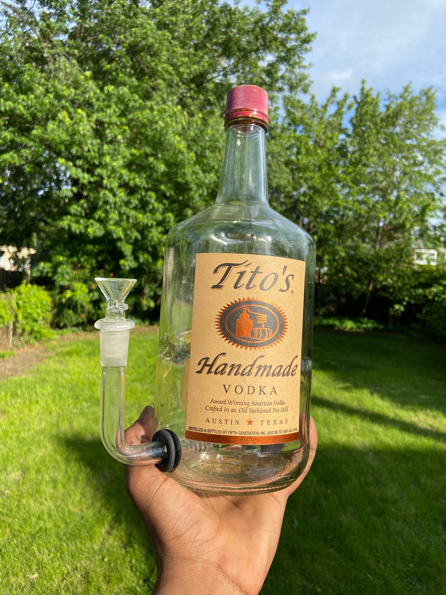 Tito's 1.75L Glass Canvas