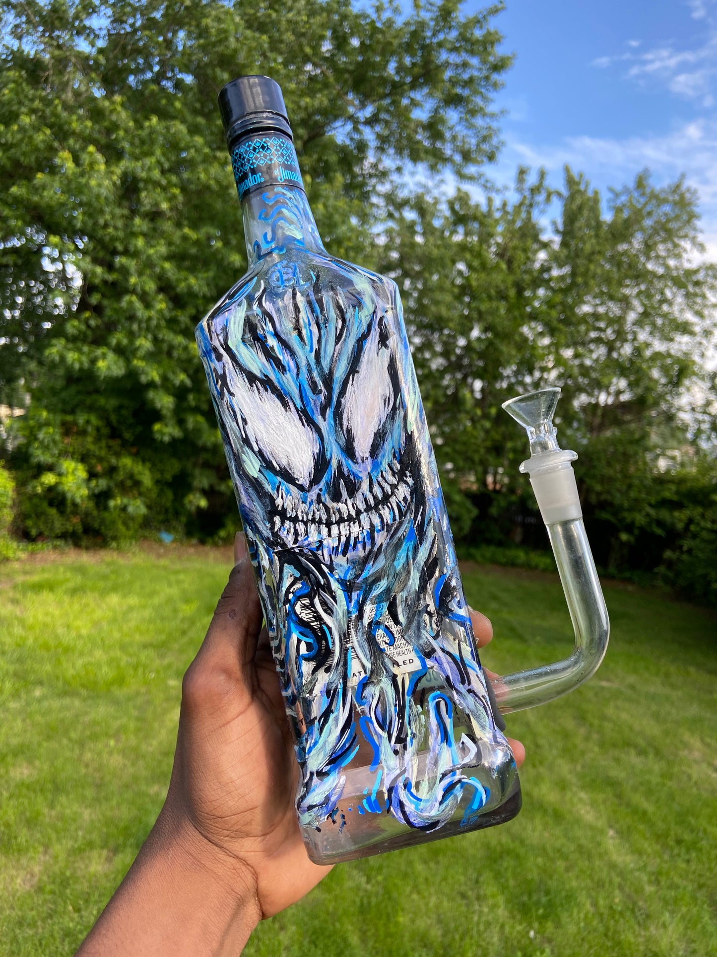 (Fuego Frio) 750ml Jose Cuervo functional Art Bottle