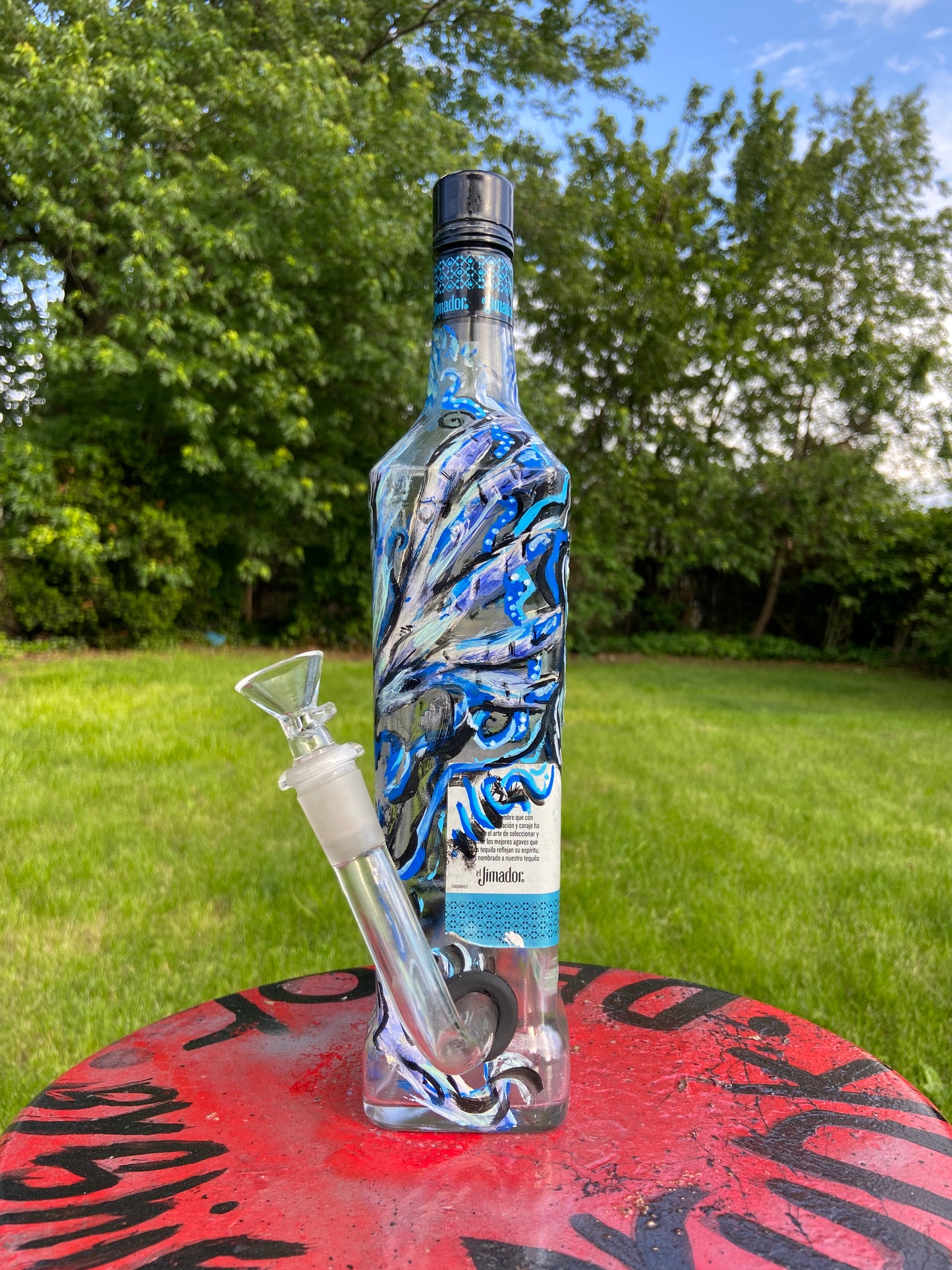 (Fuego Frio) 750ml Jose Cuervo functional Art Bottle