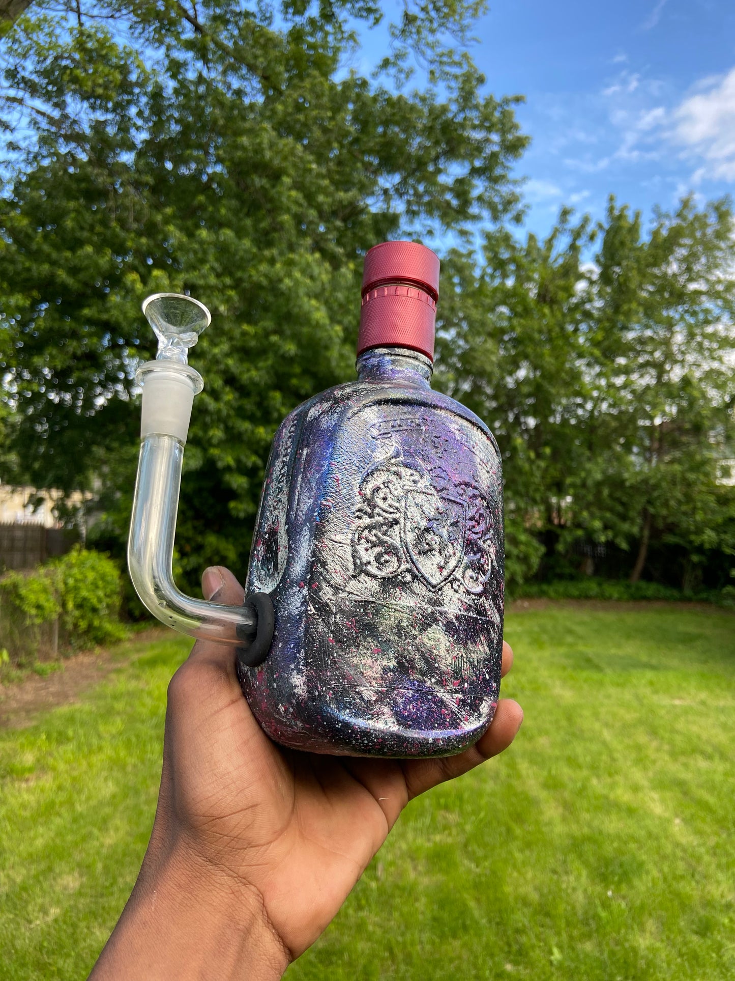 (La Bestia Negro) 750ml Buchanan’s Adaptive Art Piece