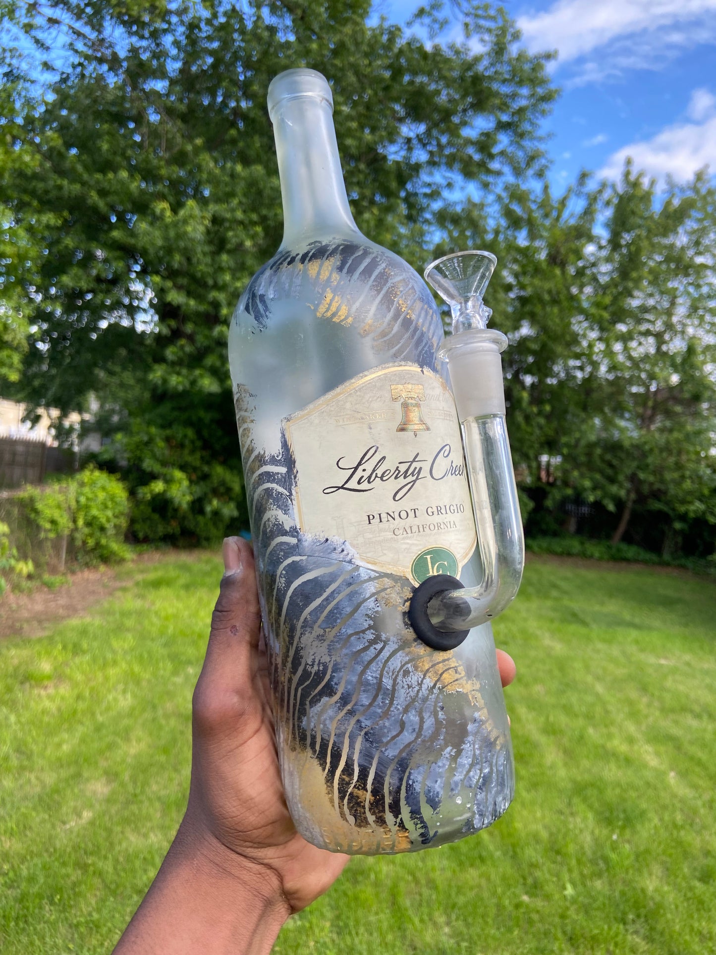 (Velvet Stream) Liberty Creek 1.5L Functional art bottle