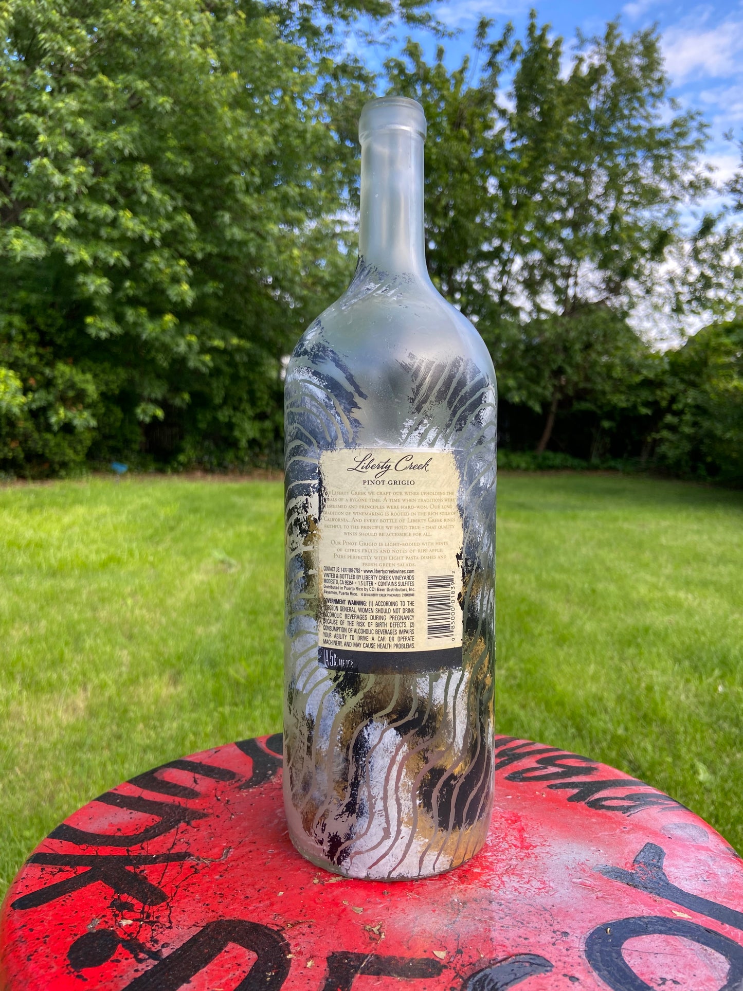 (Velvet Stream) Liberty Creek 1.5L Functional art bottle