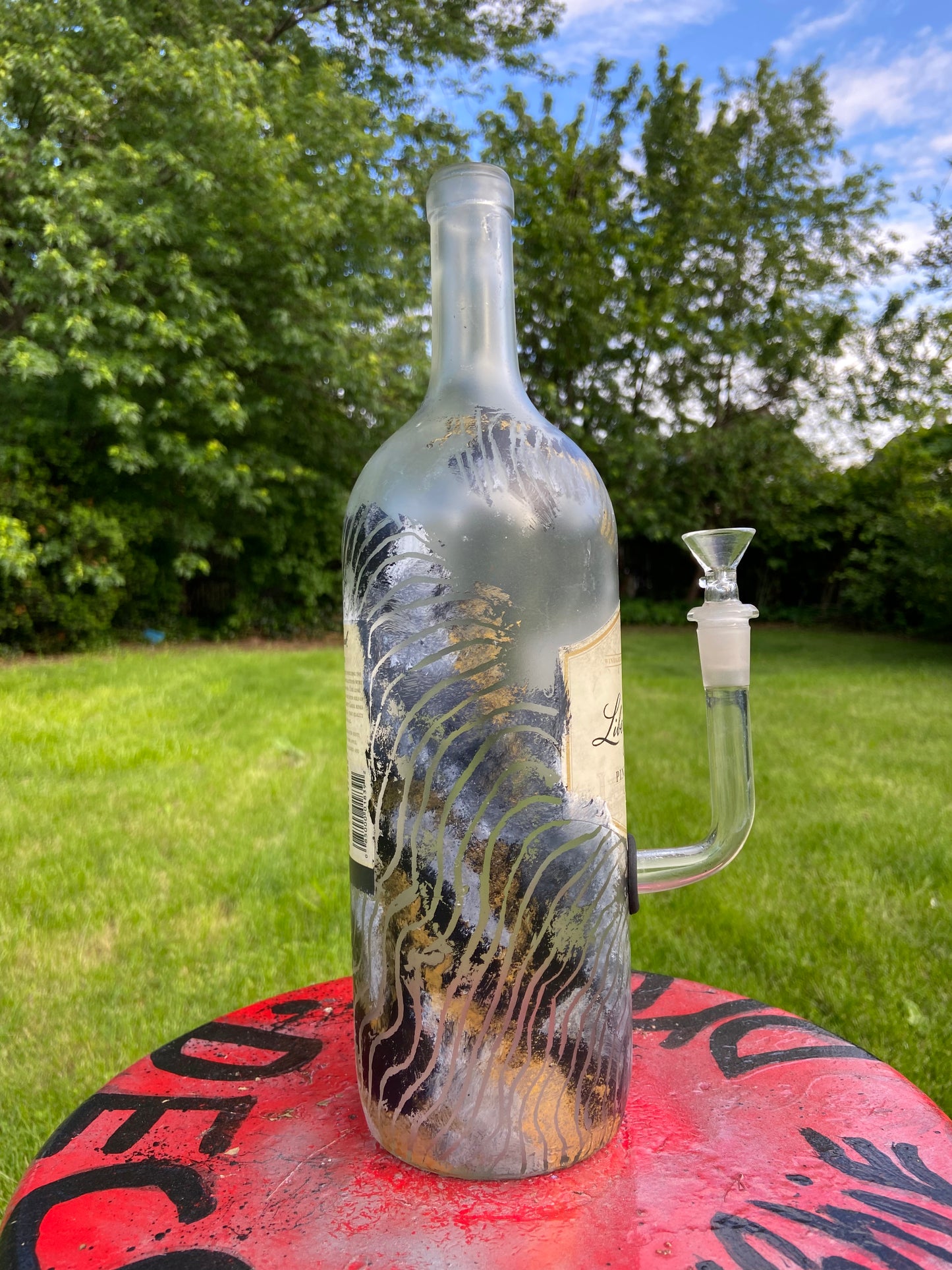 (Velvet Stream) Liberty Creek 1.5L Functional art bottle