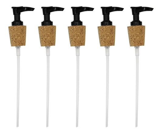 5-Pack Pumps w/ Cork Stoppers