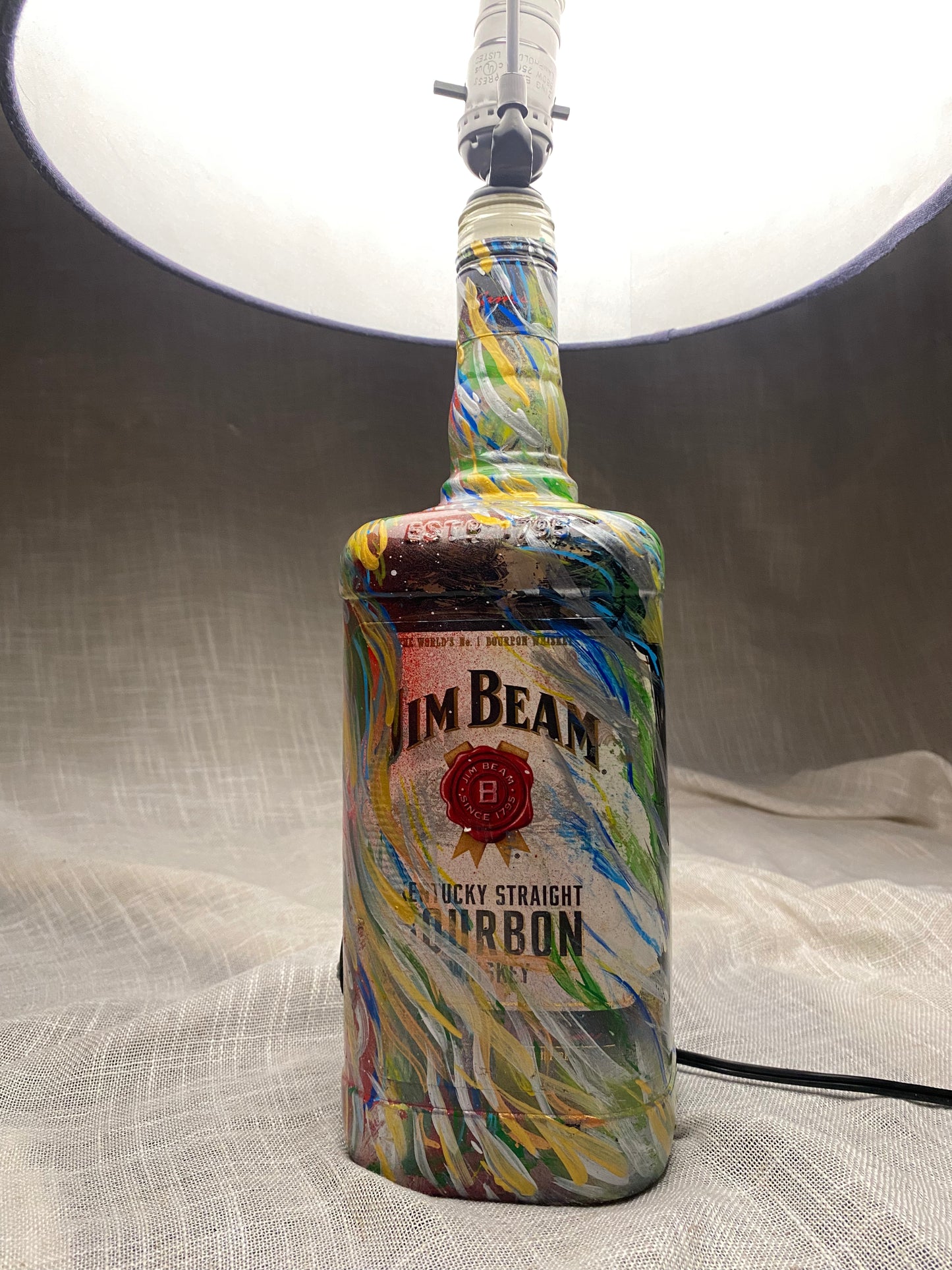 (Burbon Dreams) Jim Bean 1.75ml Adaptive art piece