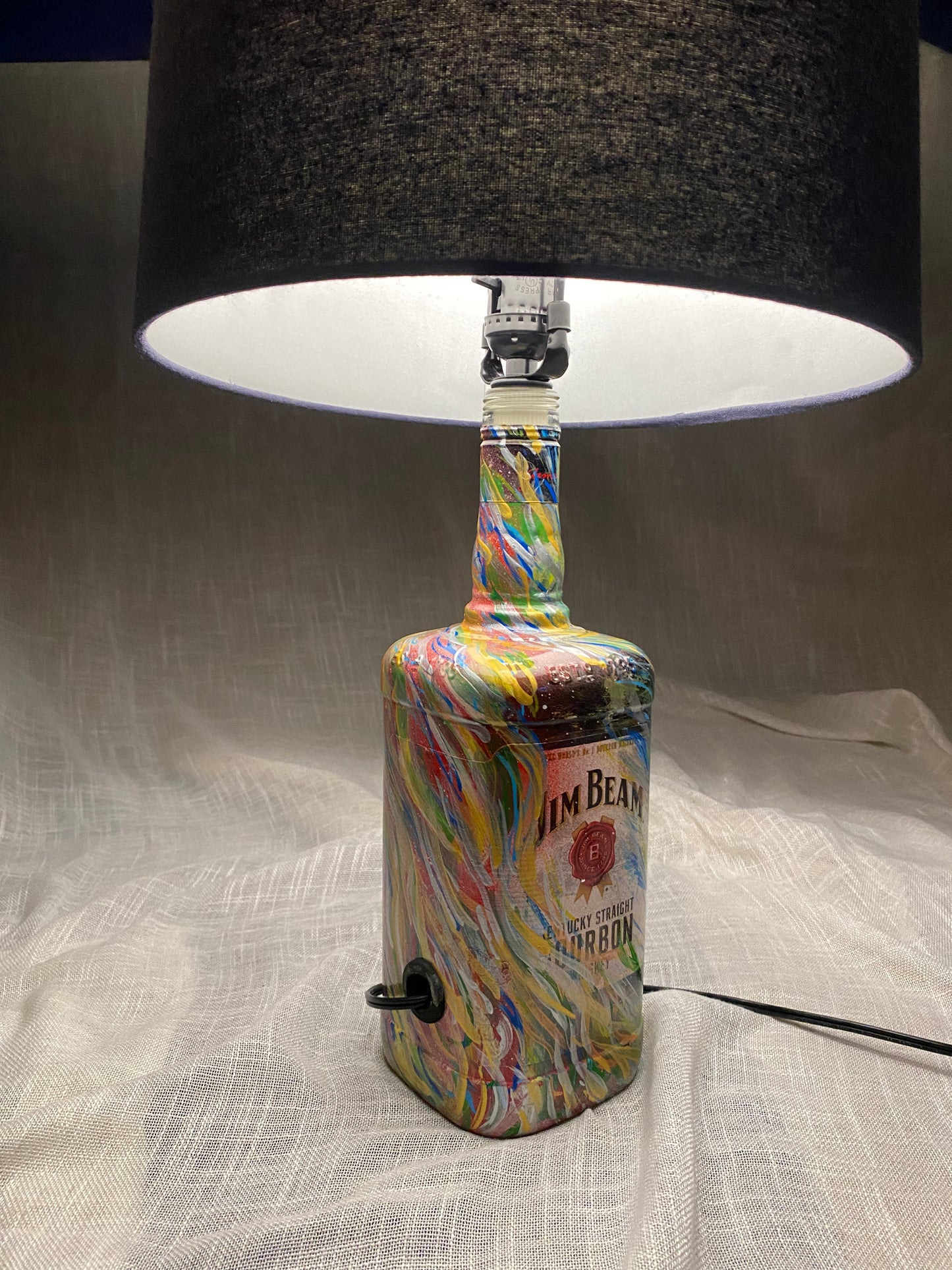 (Burbon Dreams) Jim Bean 1.75ml Adaptive art piece