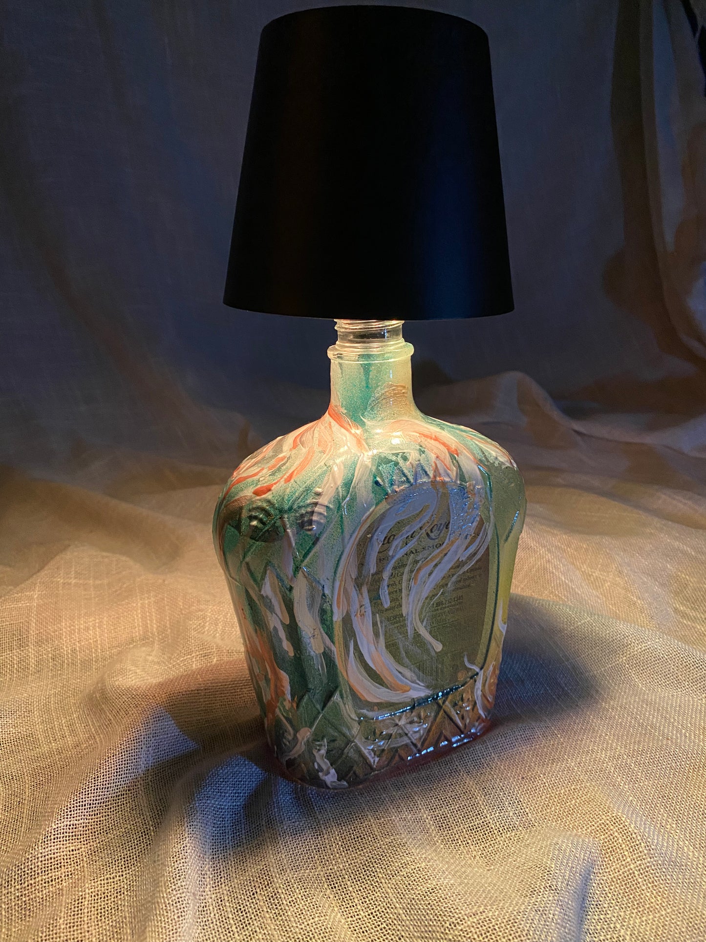 (Celestial Gift) Crown Royal 375 mL Decorative Art Bottle