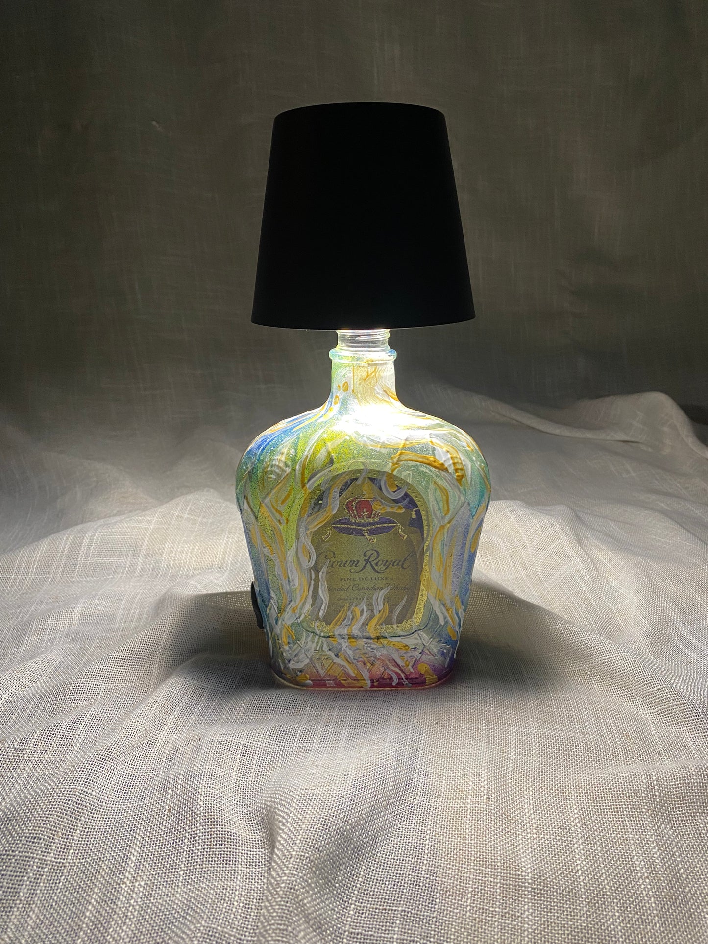 (Celestial Gift) Crown Royal 375 mL Decorative Art Bottle