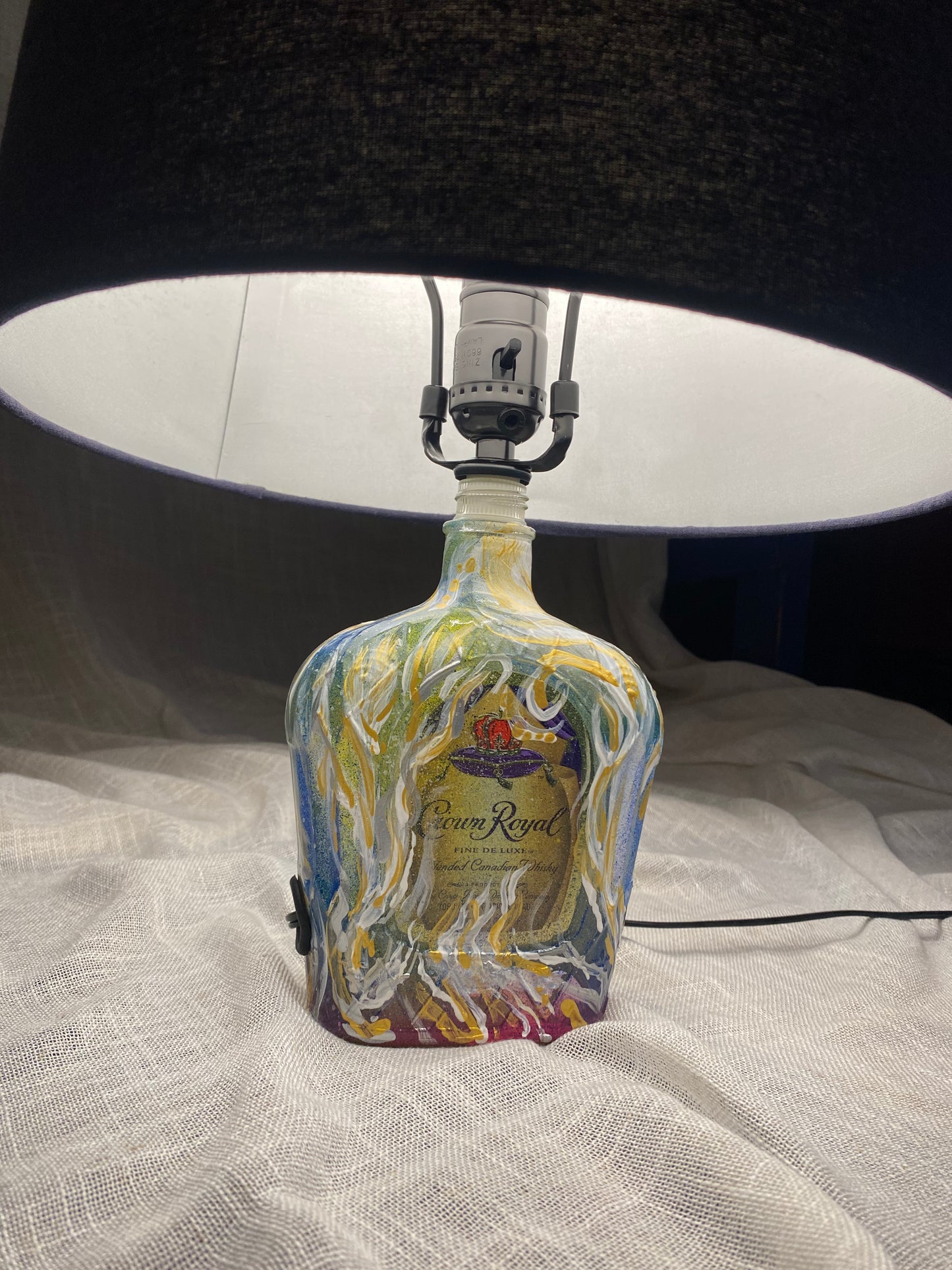 (Celestial Gift) Crown Royal 375 mL Decorative Art Bottle