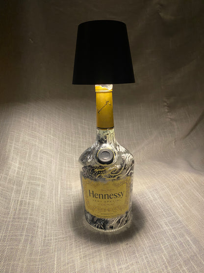 (Salt & Shadow) 1L Hennessey Functional Art Bottle