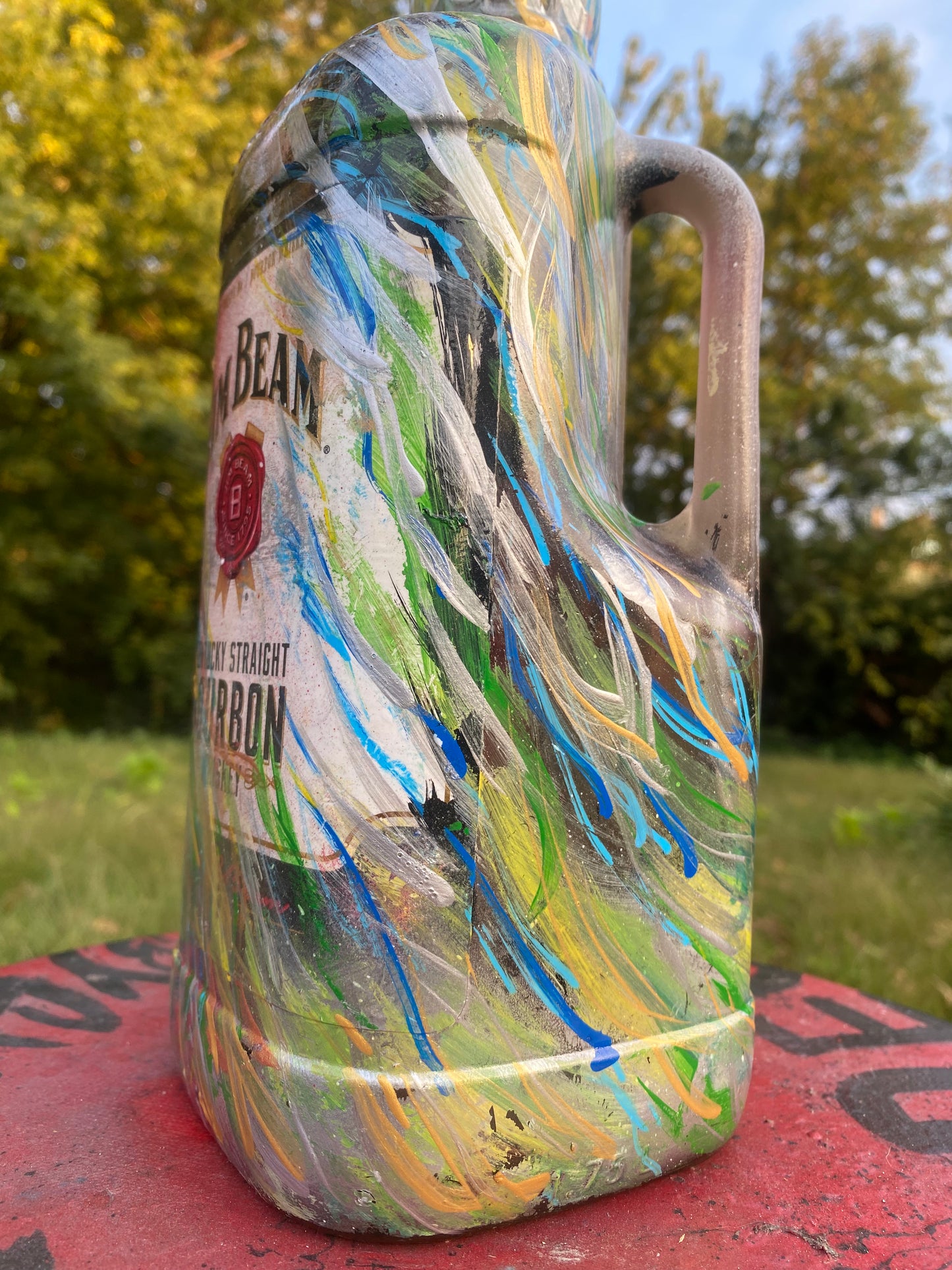 (Burbon Dreams) Jim Bean 1.75ml Adaptive art piece