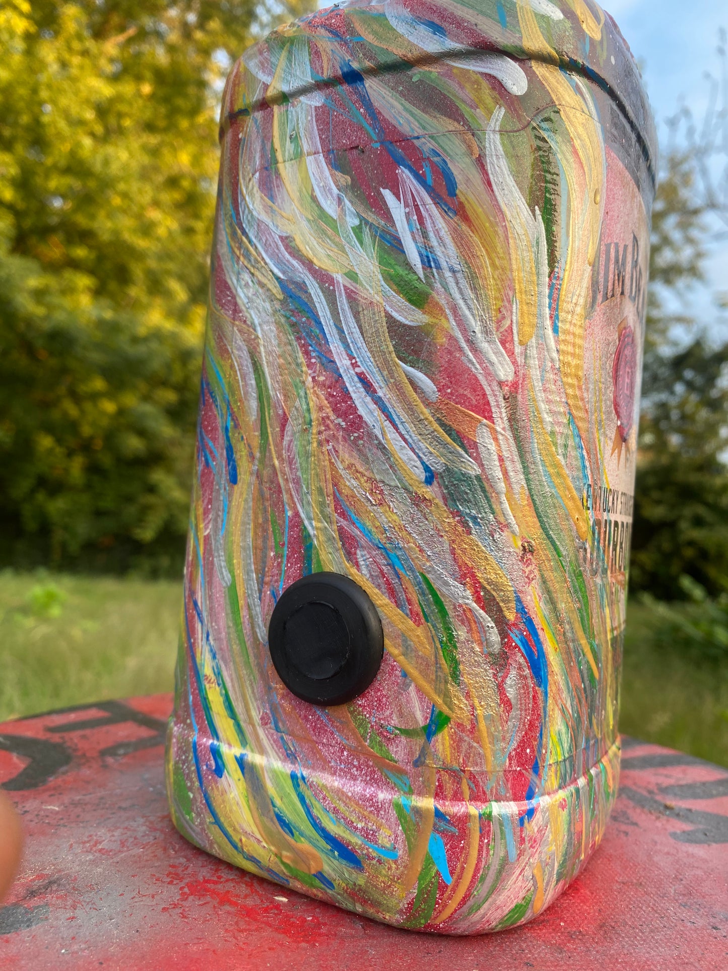 (Burbon Dreams) Jim Bean 1.75ml Adaptive art piece