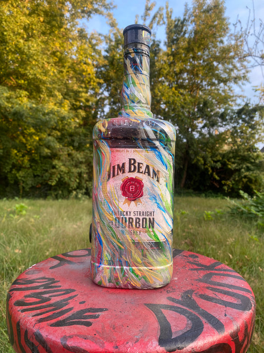 (Burbon Dreams) Jim Bean 1.75ml Adaptive art piece
