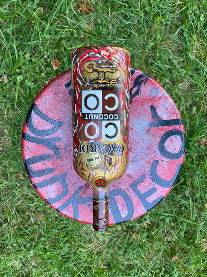 (Burnished Dawn) 750ml Bacardi Adaptive Art Piece