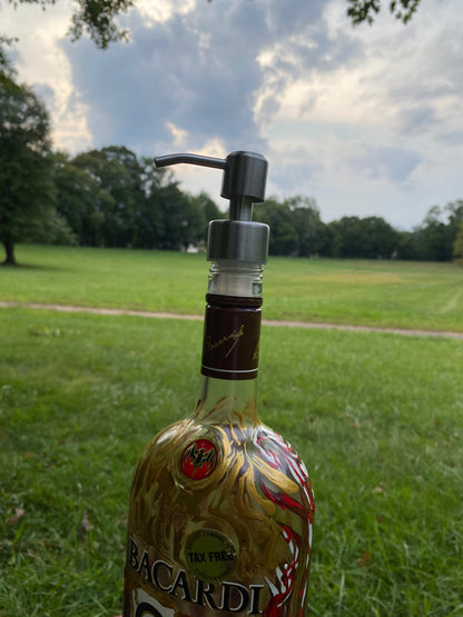 (Burnished Dawn) 750ml Bacardi Adaptive Art Piece