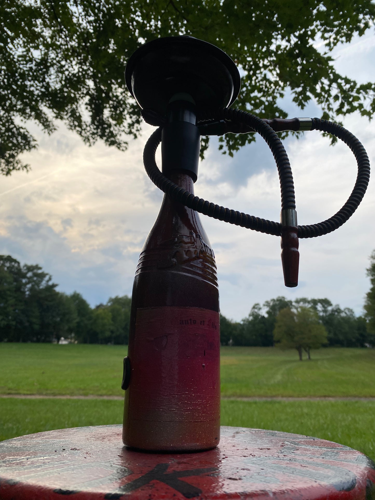 (Still Red ) 750 ml Decorative Art Bottle