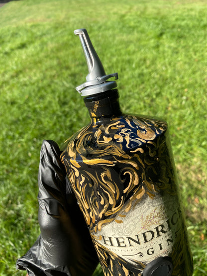 (Golden Rift) 1L Hendricks Gin Functional Art Bottle