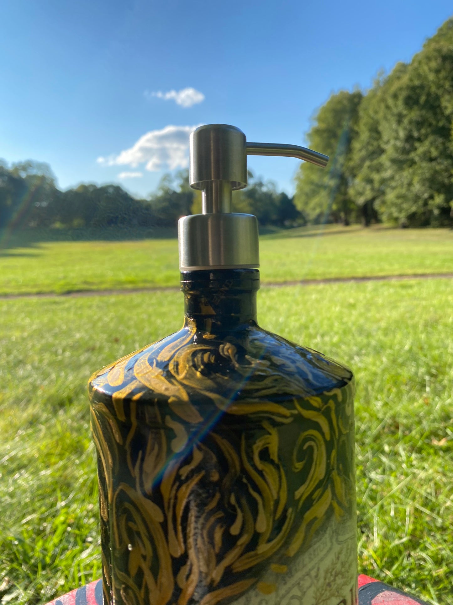 (Golden Rift) 1L Hendricks Gin Functional Art Bottle