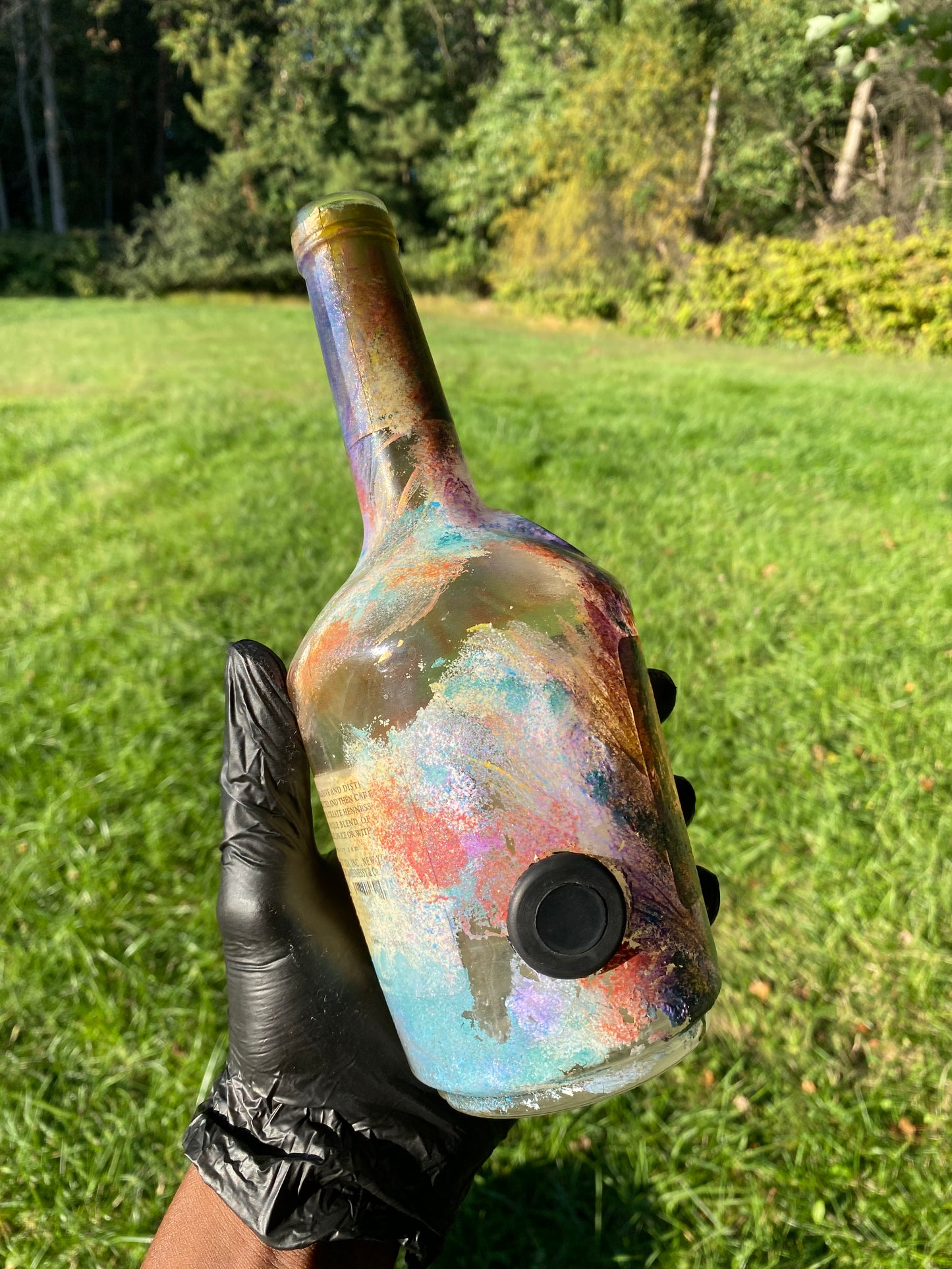 (Splash & Spirit) Hennessy 750 mL Decorative Art Bottle