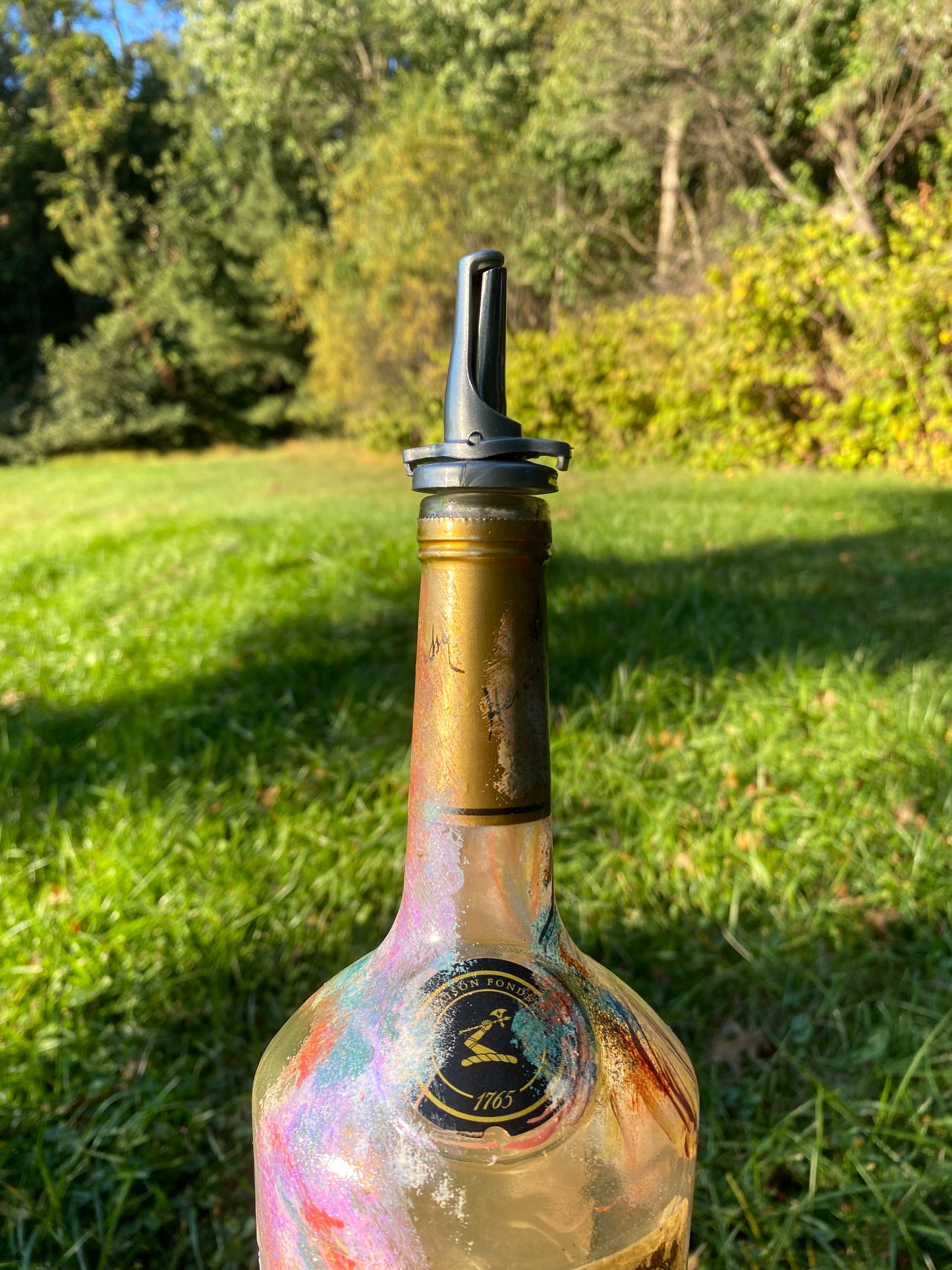 (Splash & Spirit) Hennessy 750 mL Decorative Art Bottle