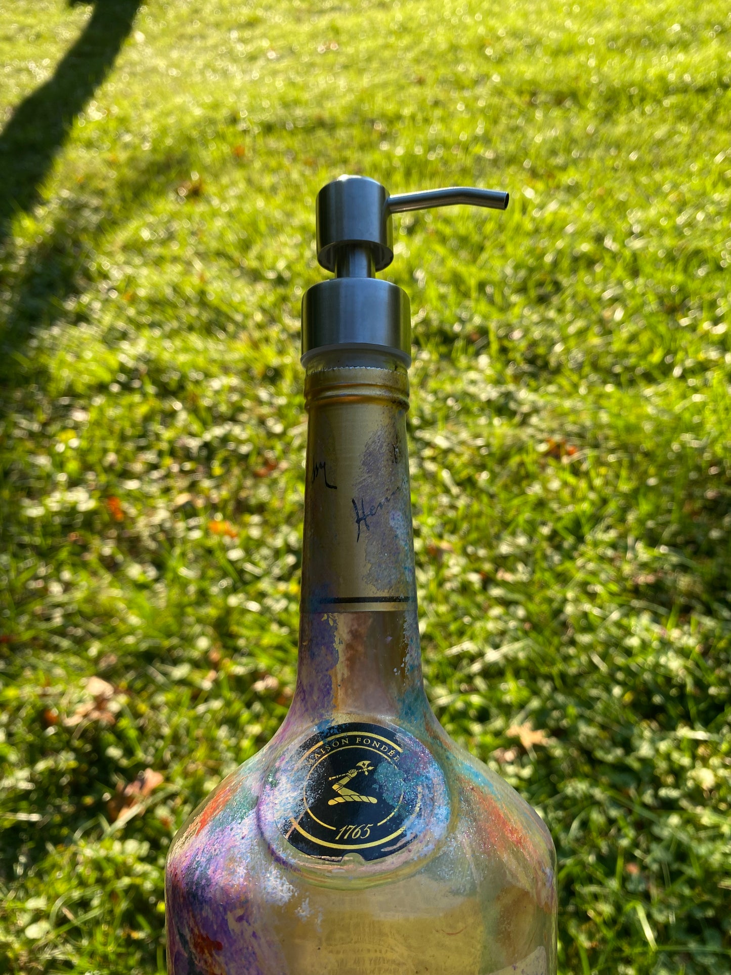 (Splash & Spirit) Hennessy 750 mL Decorative Art Bottle