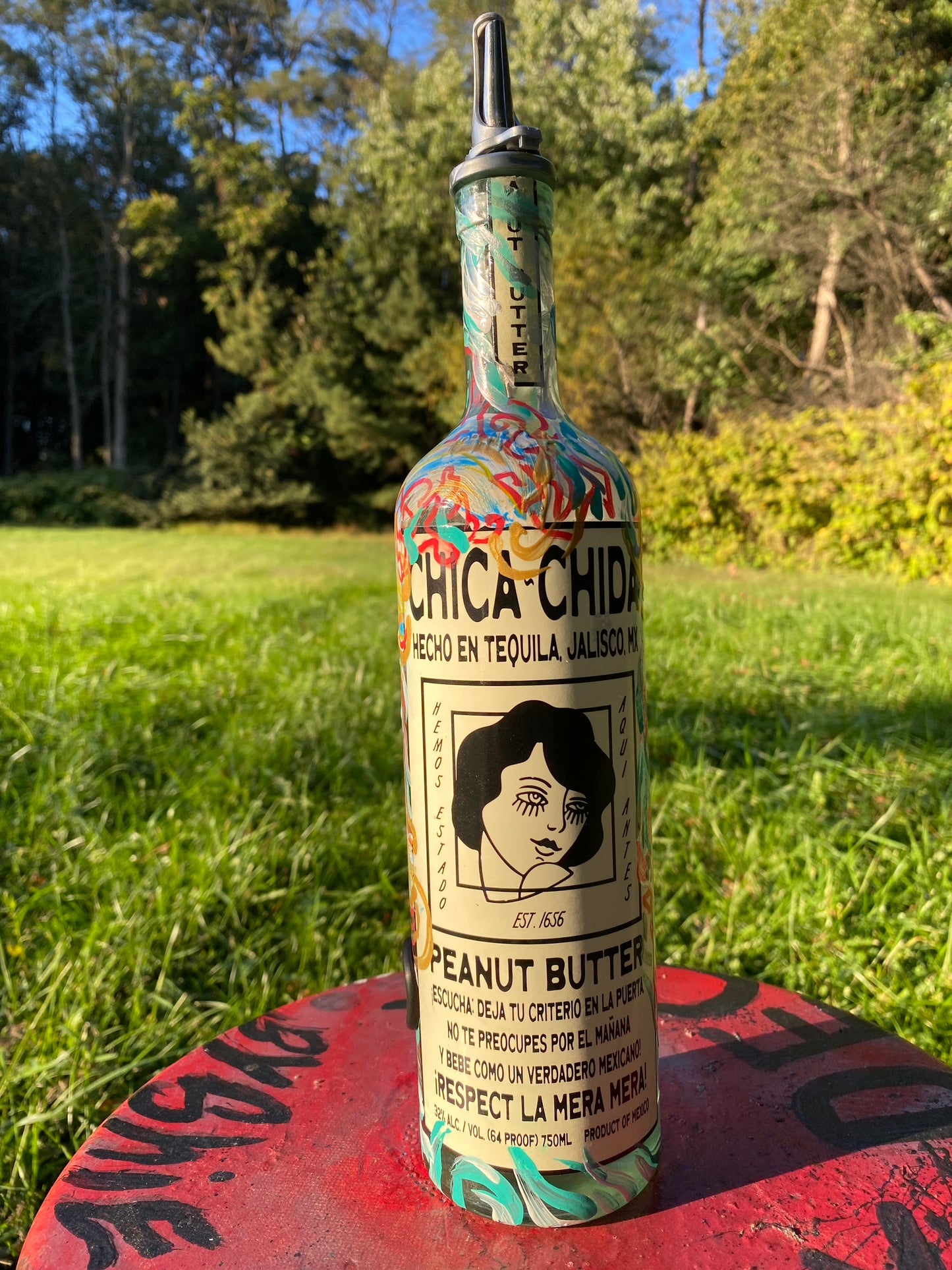 (Tequila Garden) Chica Chida 750 mL Adaptive Art Piece