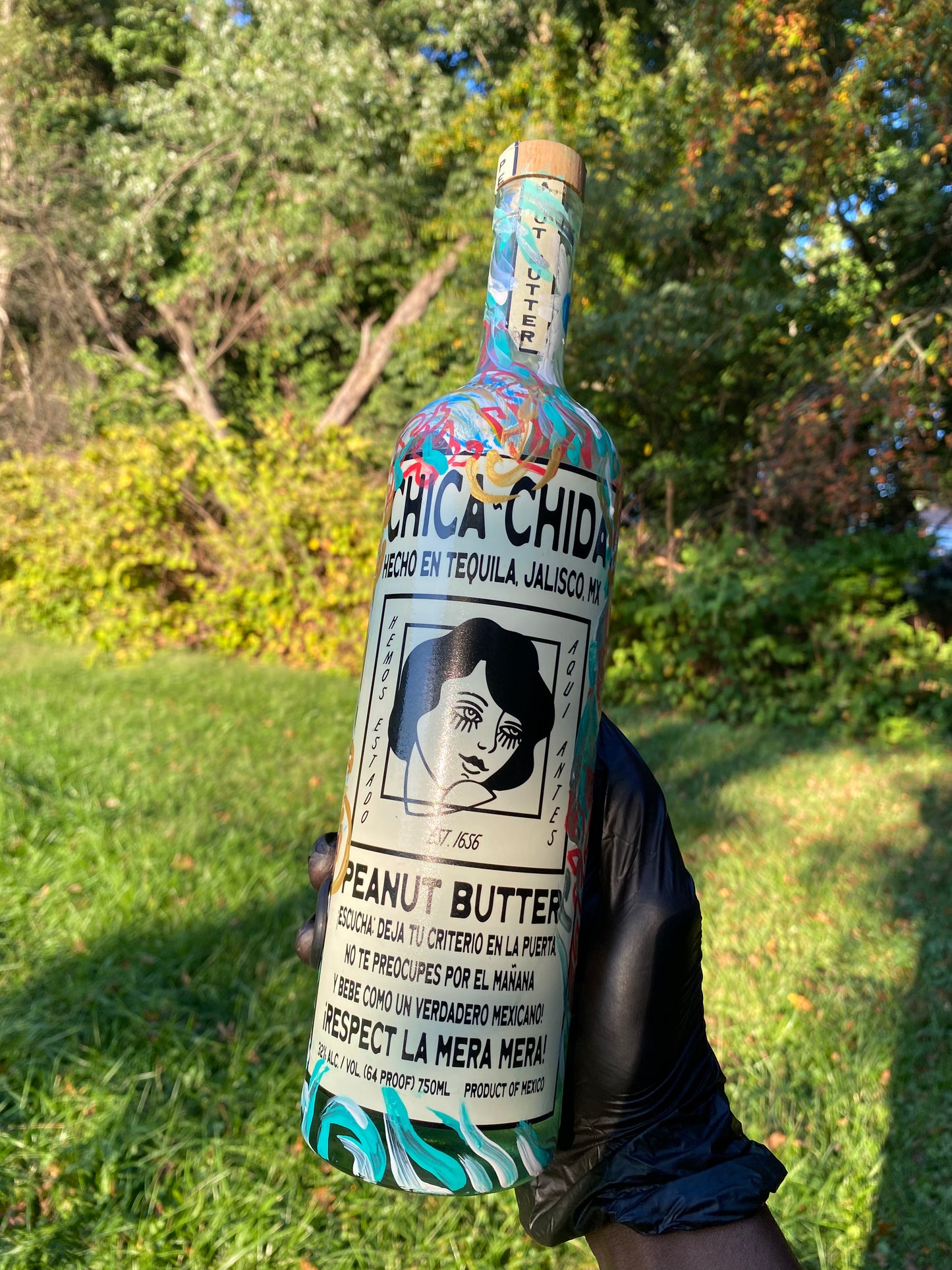 (Tequila Garden) Chica Chida 750 mL Adaptive Art Piece