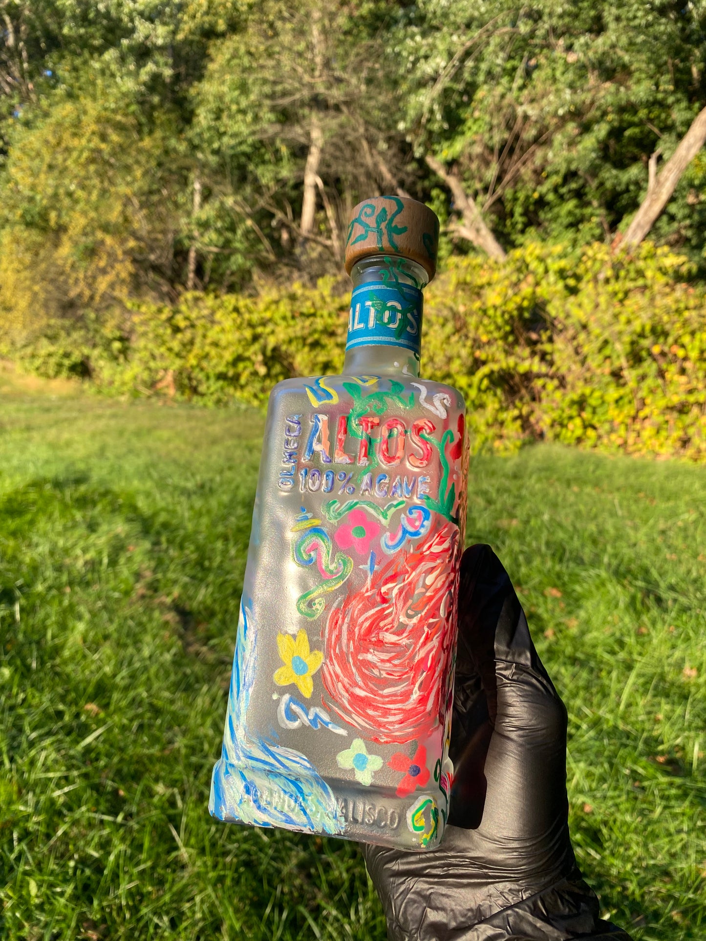 (Olmeca Relic) 750ml Altos Adaptive Art Piece