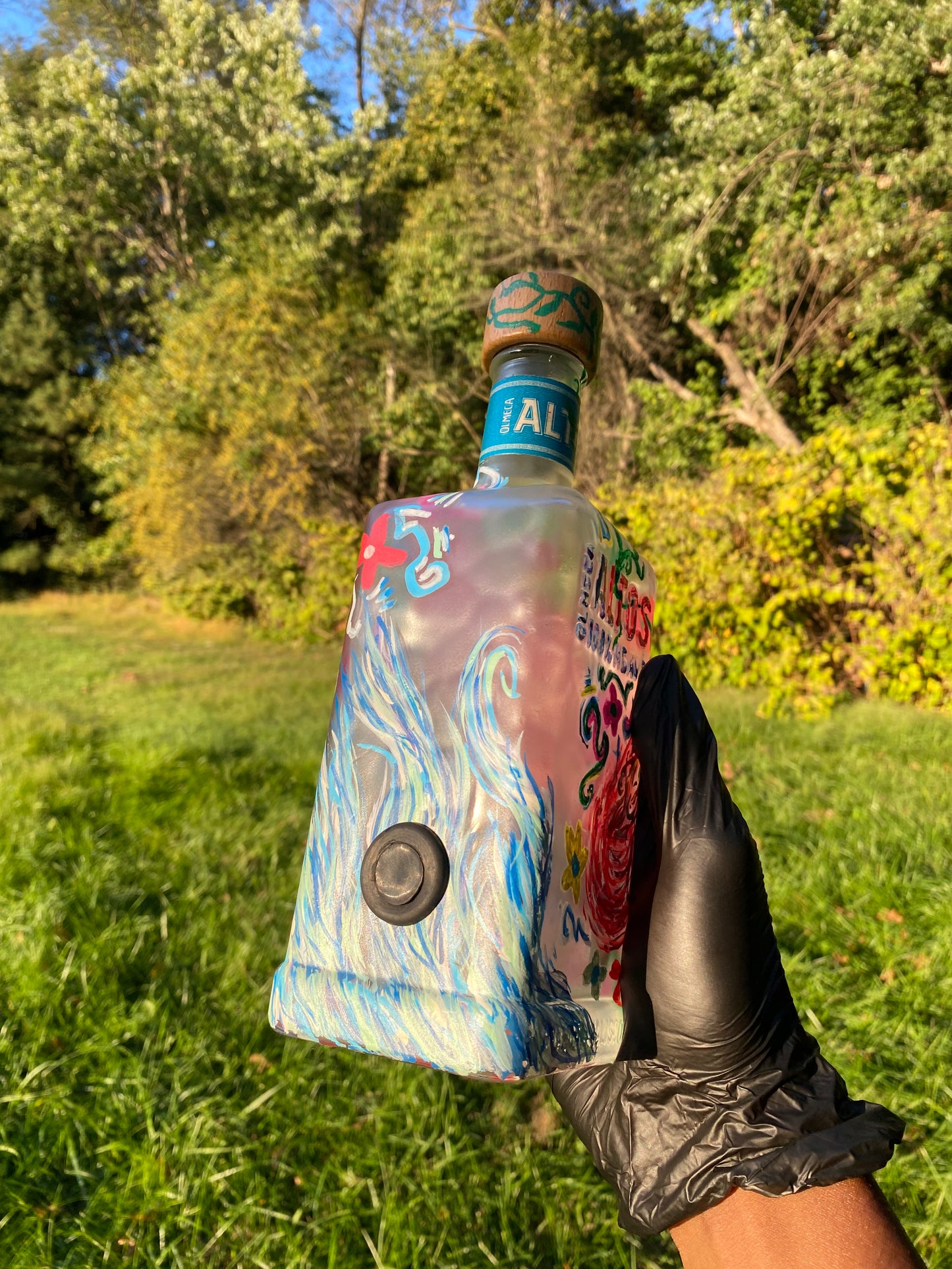 (Olmeca Relic) 750ml Altos Adaptive Art Piece