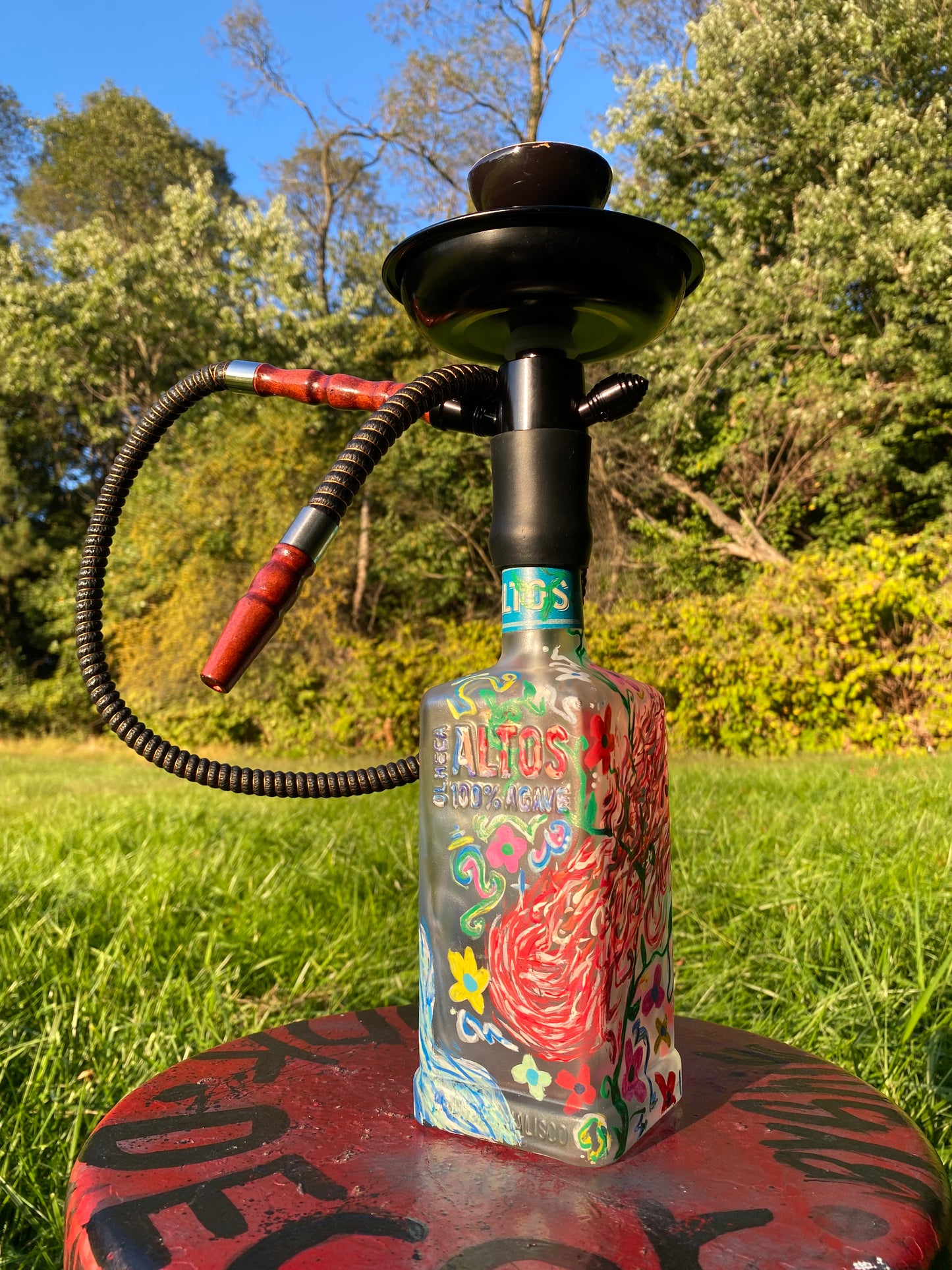 (Olmeca Relic) 750ml Altos Adaptive Art Piece